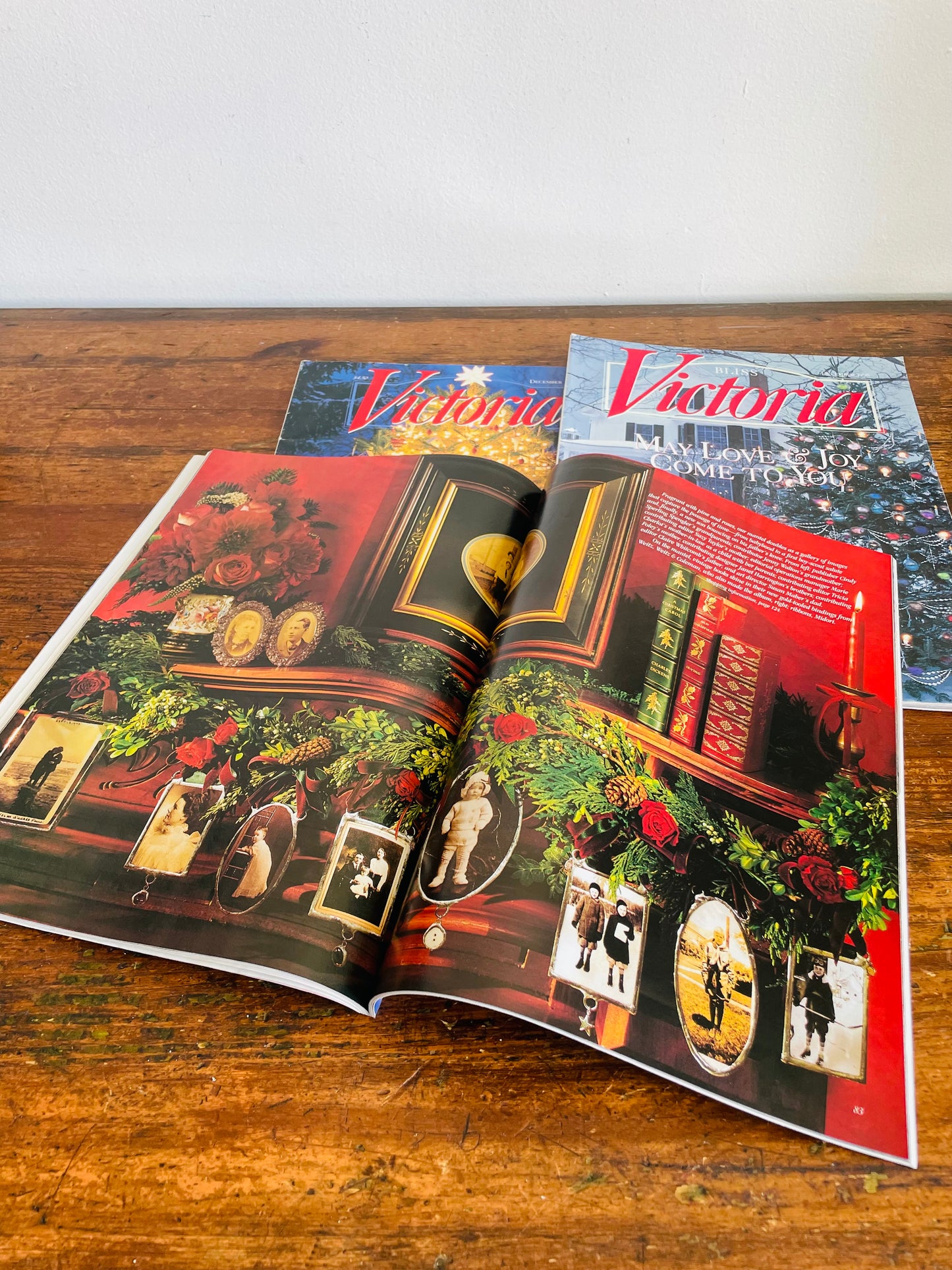 Vintage Collection of Victoria Christmas Magazines - December 1996, 1998, 1999 - Set of 3