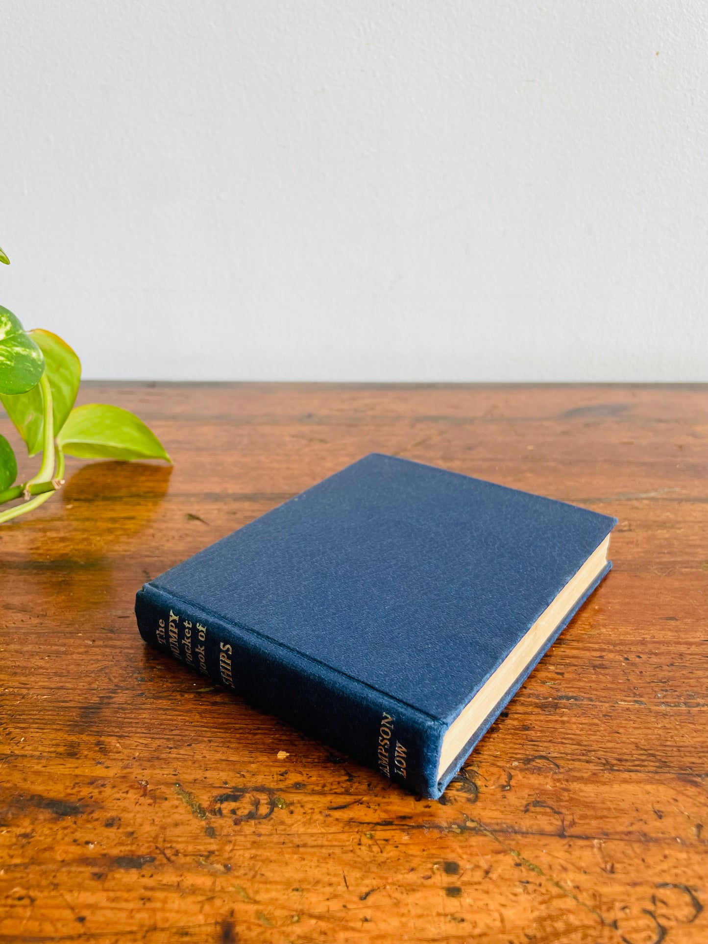 Vintage The Dumpy Pocket Book of Ships Hardcover Book (1961)
