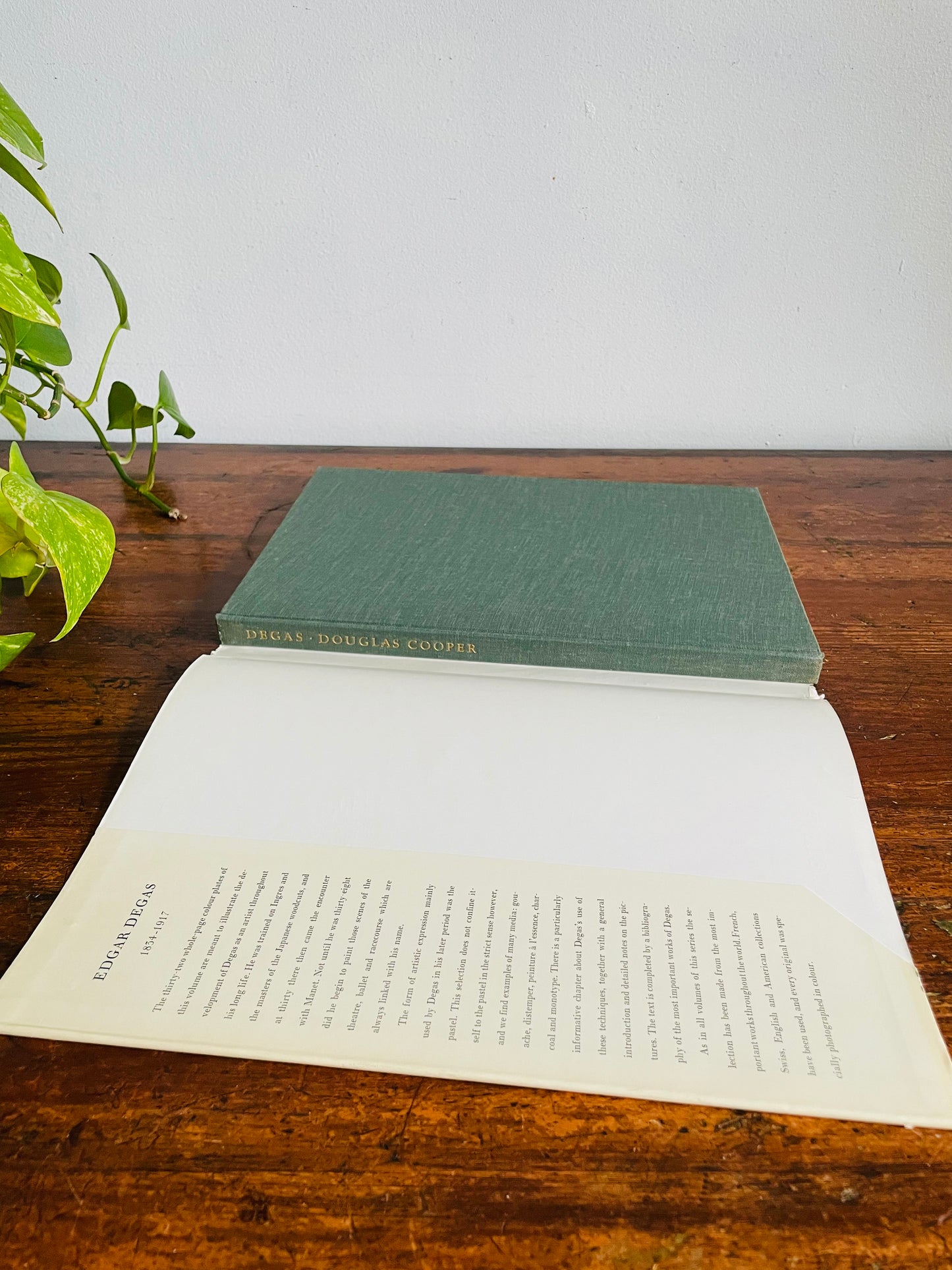 Vintage Pastels by Edgar Degas Hardcover Art Book with 32 Plates in Colour (1953)