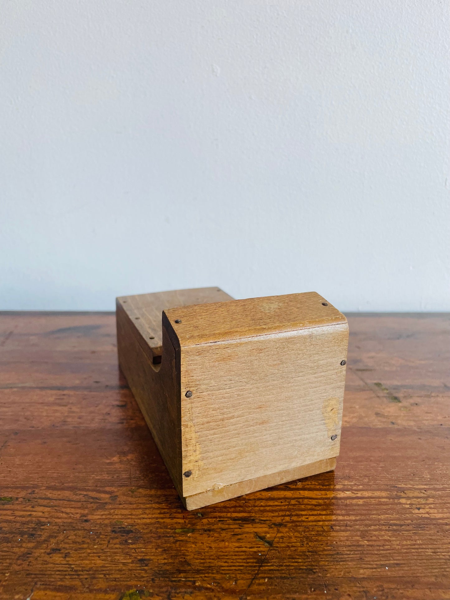 Wood Wall Mount or Standing Matchstick Holder - Made in Japan