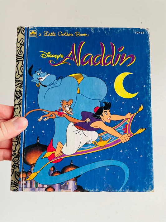 Vintage A Little Golden Book - Disney's Aladdin - Hardcover (1992)