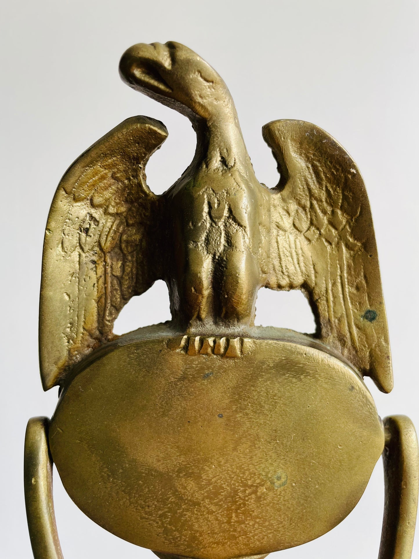 Heavy Solid Brass Door Knocker with Eagle