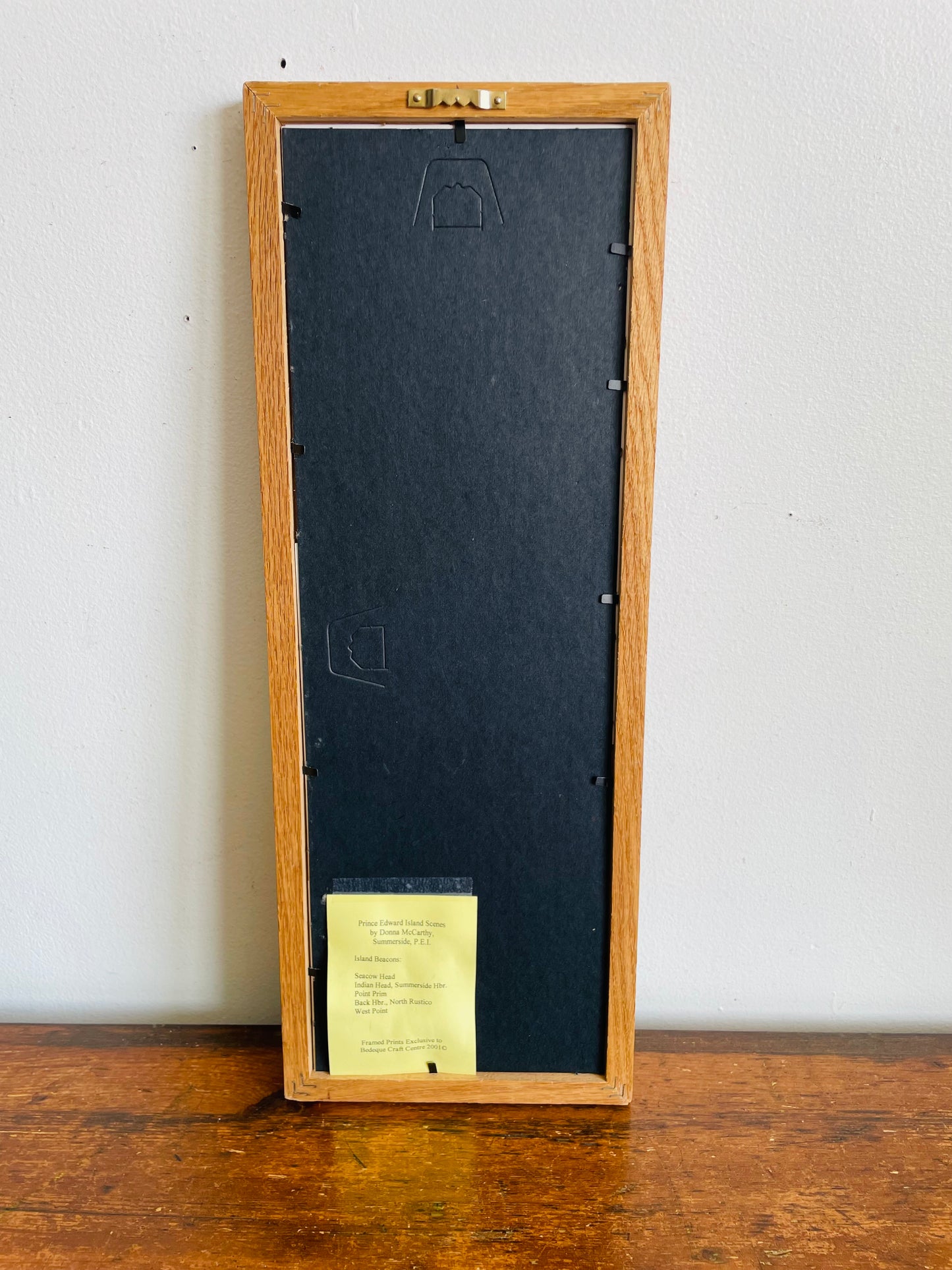 Vintage 2001 Prince Edward Island Scenes by Donna McCarthy Illustrated Island Beacons Print Picture - Five Lighthouses Around PEI