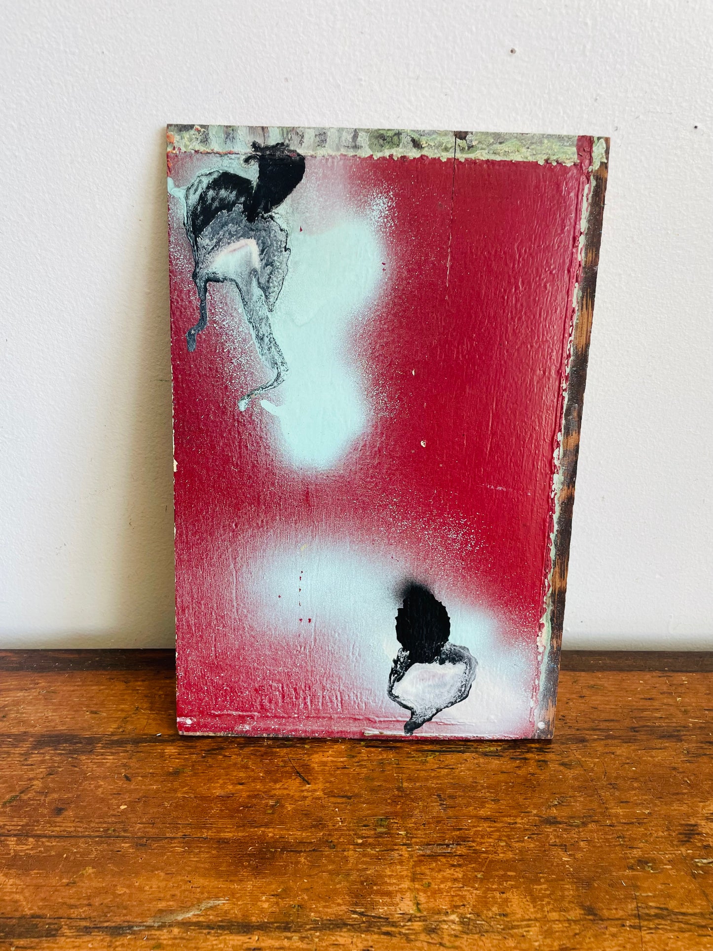 Original Art Colourful Abstract Painting on Masonite Board - Purchased from an Artist's Estate in Fort Erie, ON