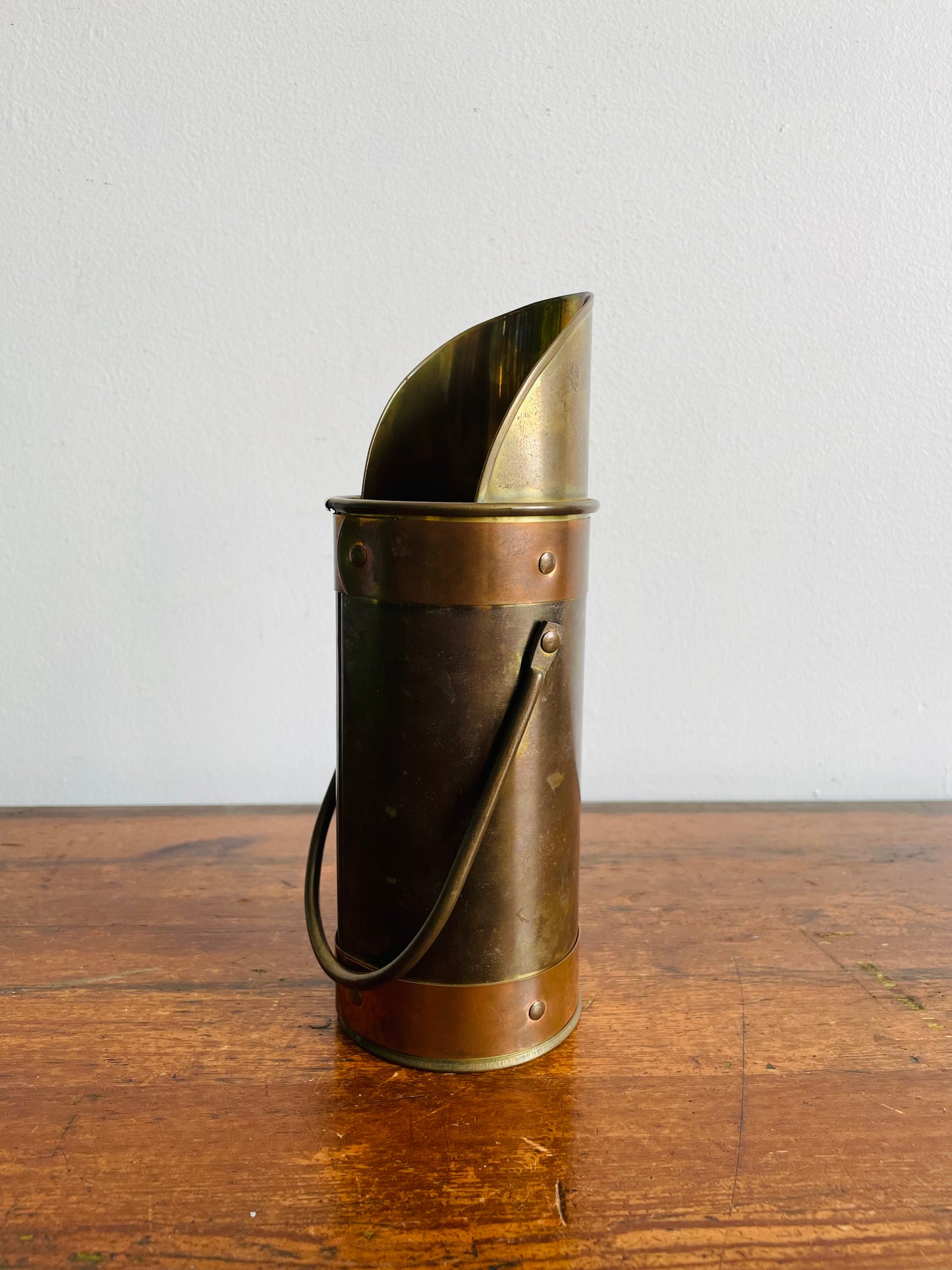 Brass & Copper Match Holder - Also Makes a Great Bud Vase or Incense Holder! - Westport Made in Taiwan