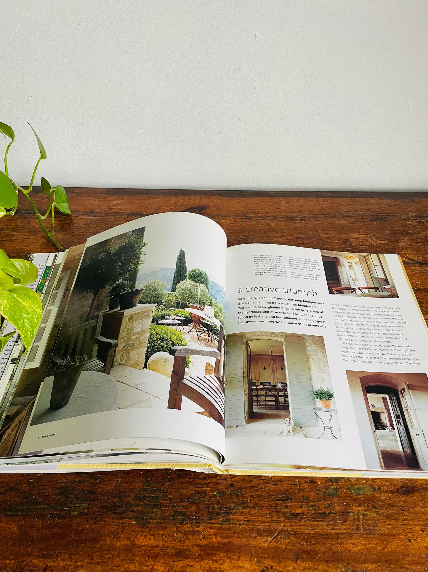 Vintage Provençal Escapes Hardcover Coffee Table Book by Caroline Clifton-Mogg - Inspirational Homes in Provence and the Côte d'Azur (2005)