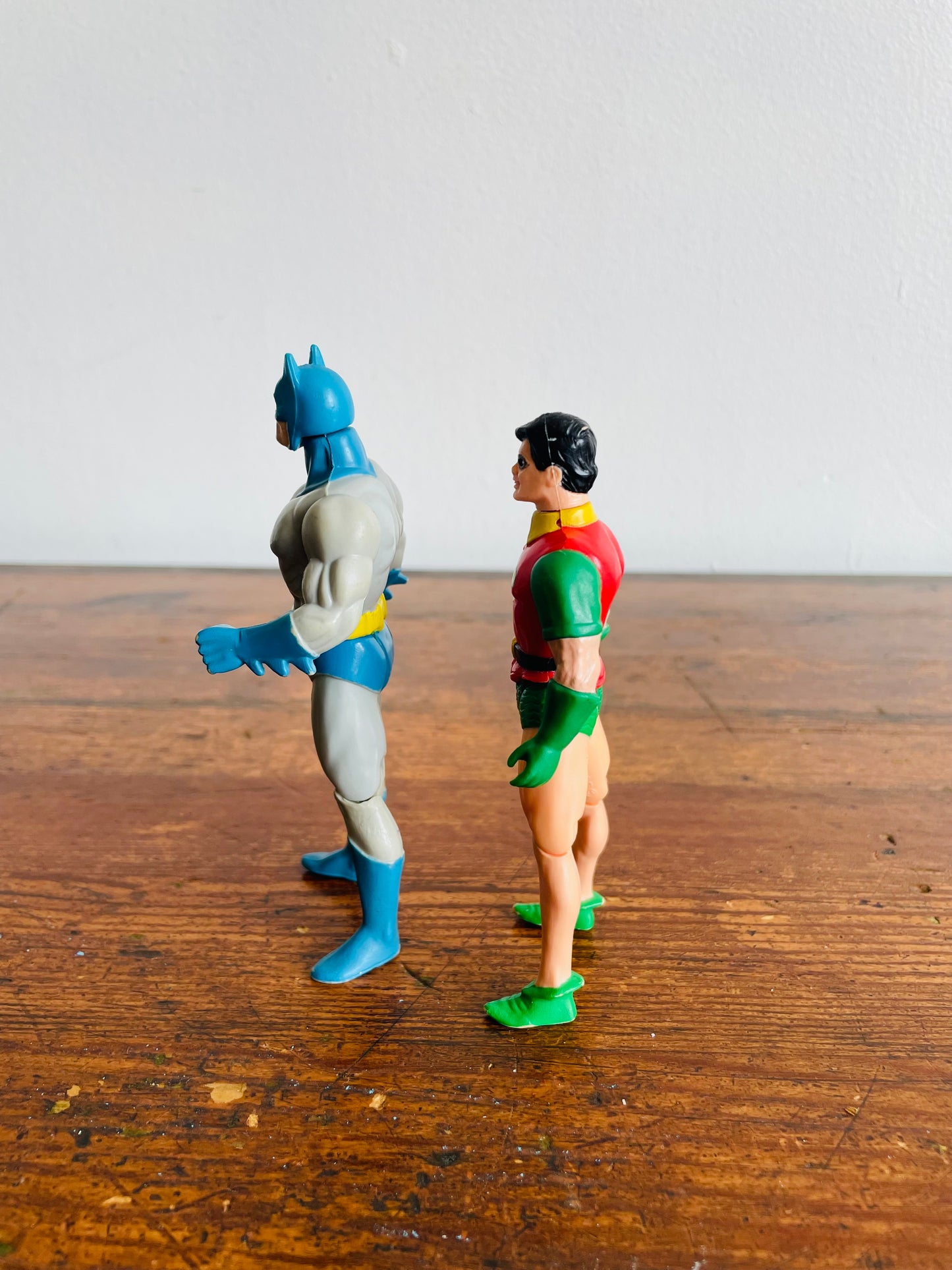 1984 DC Super Powers Batman & Robin Articulated Action Figures - Set of 2