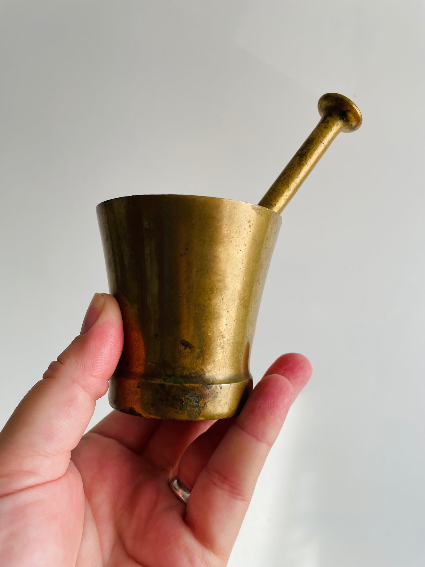 Heavy & Solid Brass Mortar & Pestle