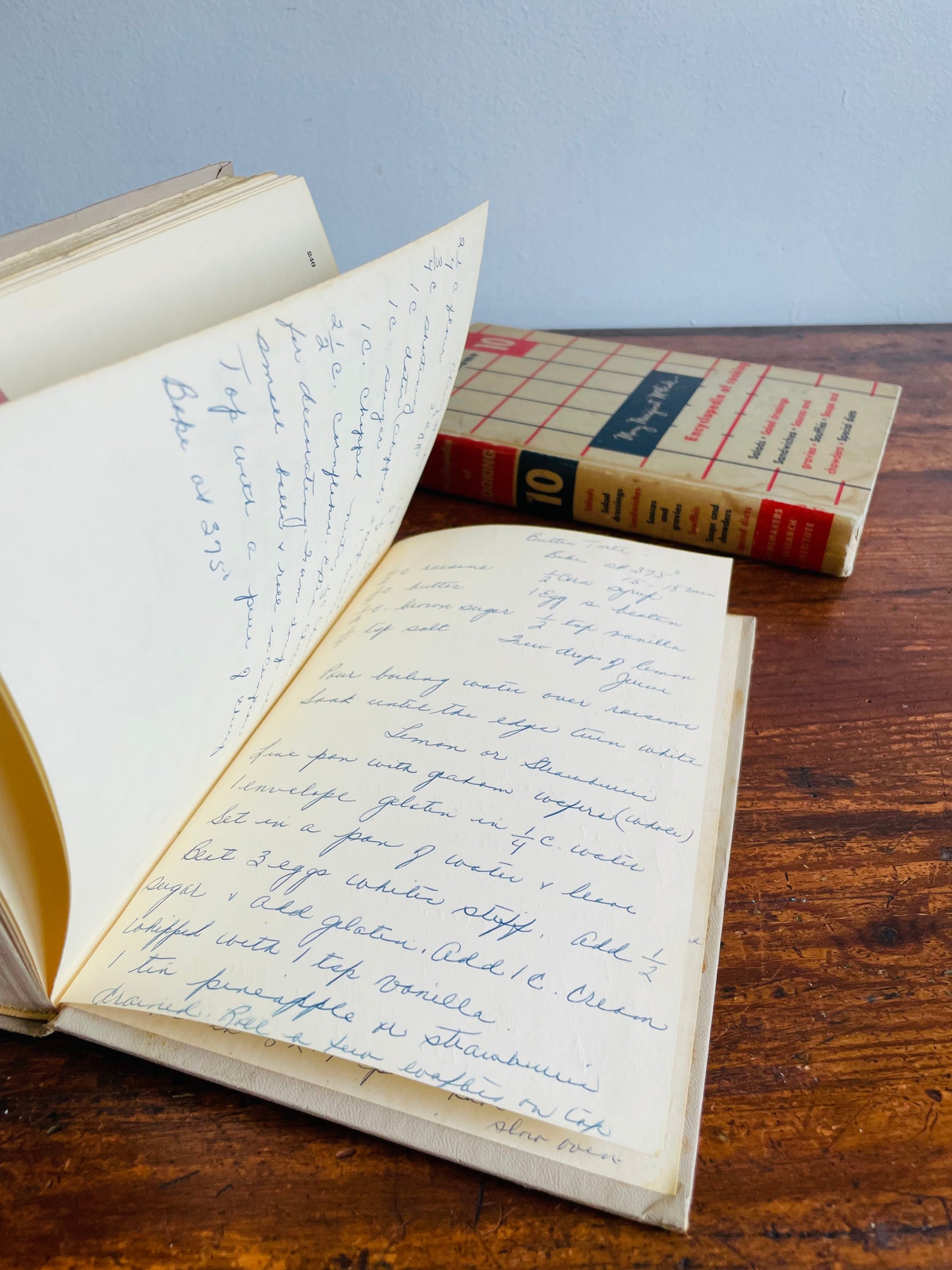 Hardcover Cookbook Bundle - The Good Fare and Cheer of Old England (1960) & Mary Margaret McBride Encyclopedia of Cooking Volume 10 (1958)