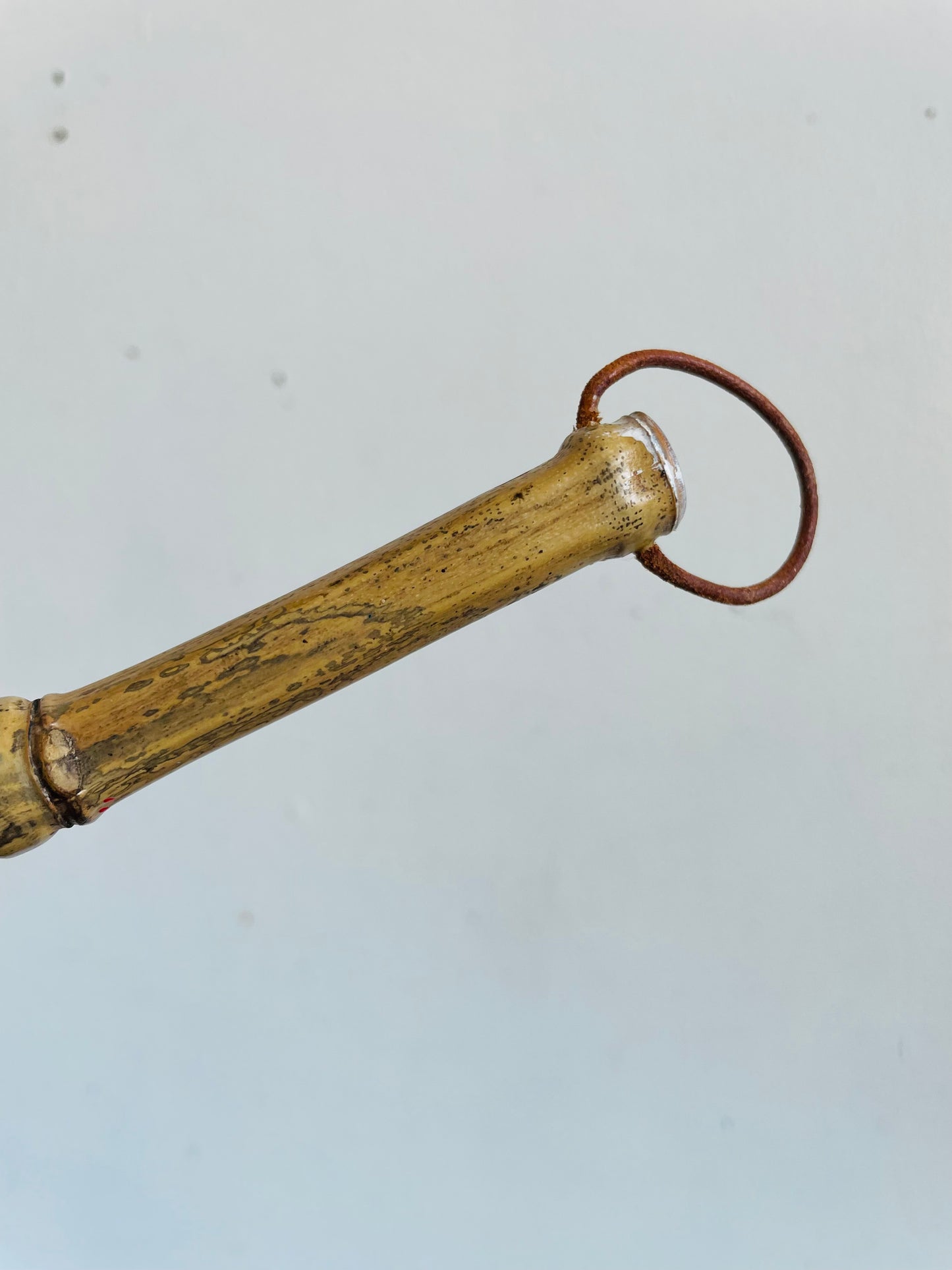 Vintage Bamboo Handle Calligraphy Brush with Horse Hair