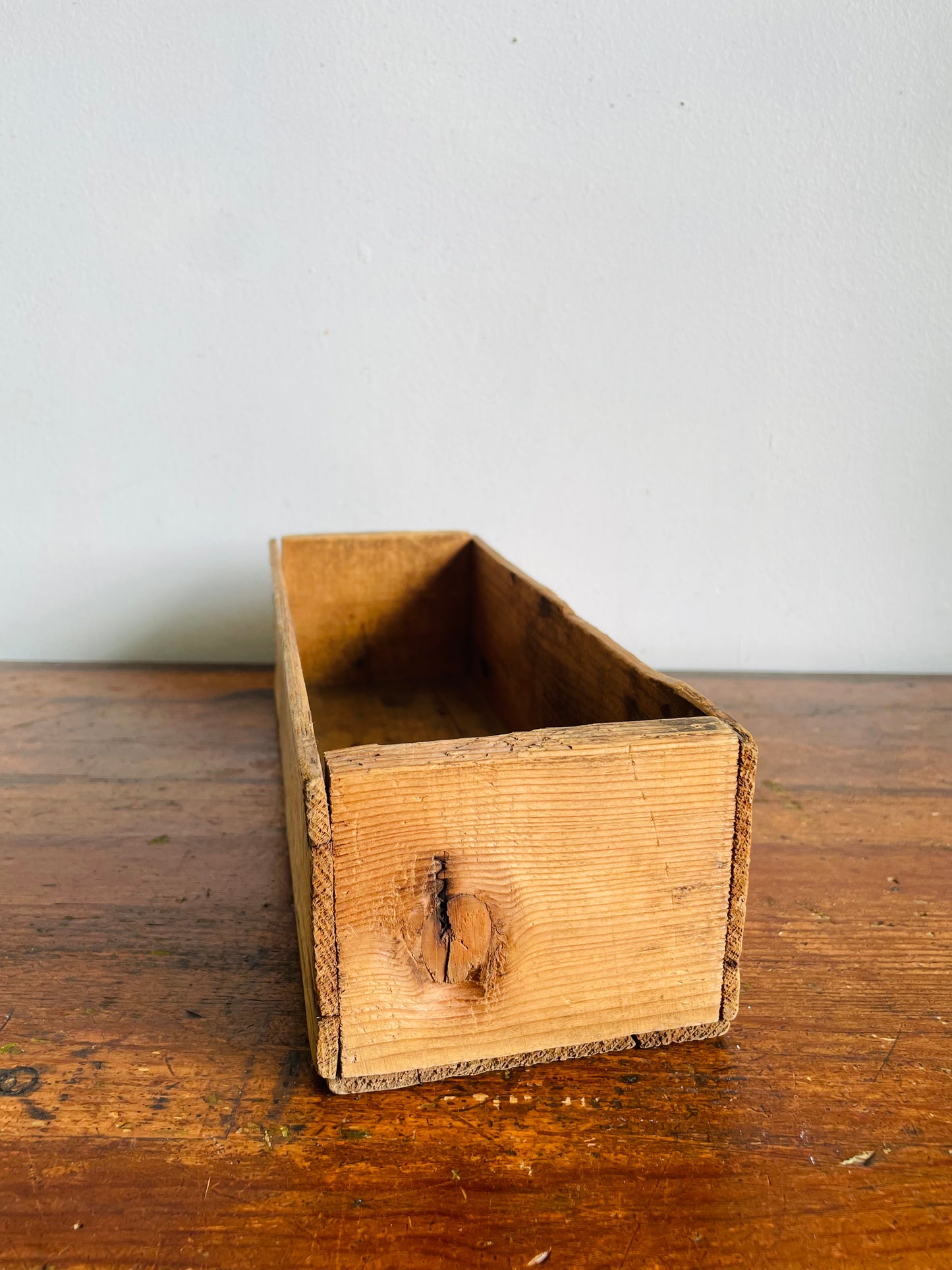 Vintage Wood Cheese Box - Golden Spray Canadian Produce - Pasteurized Loaf Cheese - National Grocers Co. Toronto