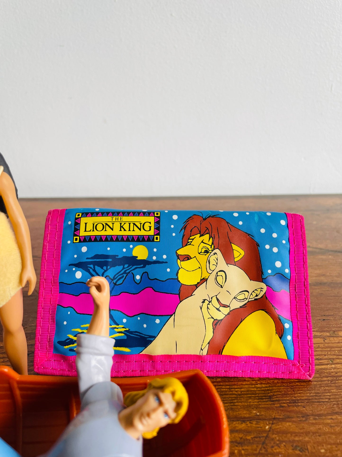 1990s Disney The Lion King Tri-Fold Velcro Wallet