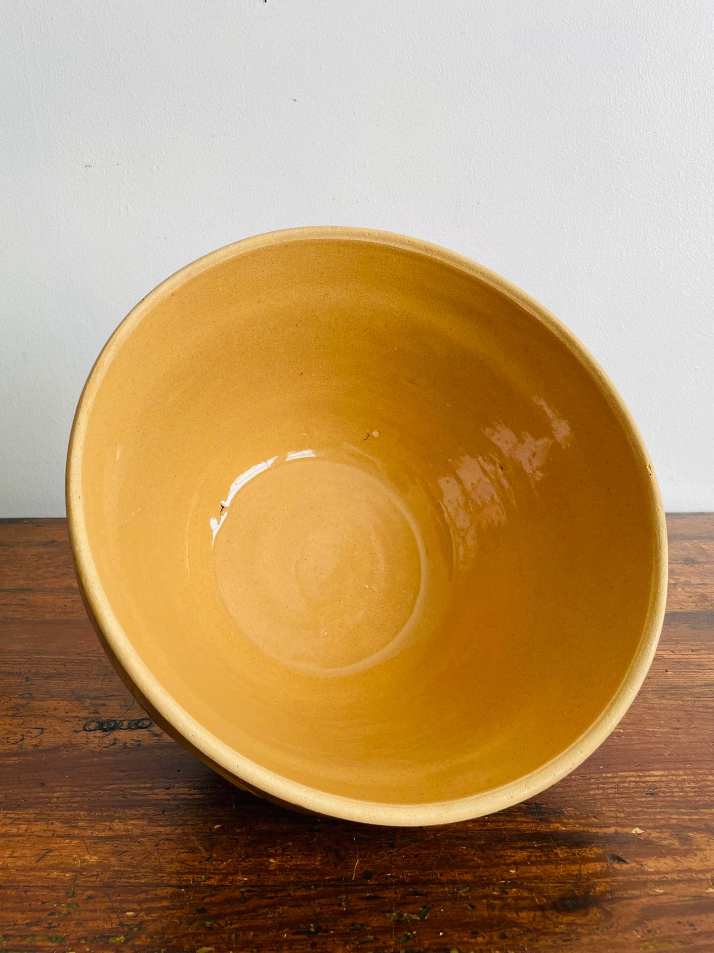 RRP Co. Roseville Ohio No. 305 Giant Yellow Ware Mixing Bowl