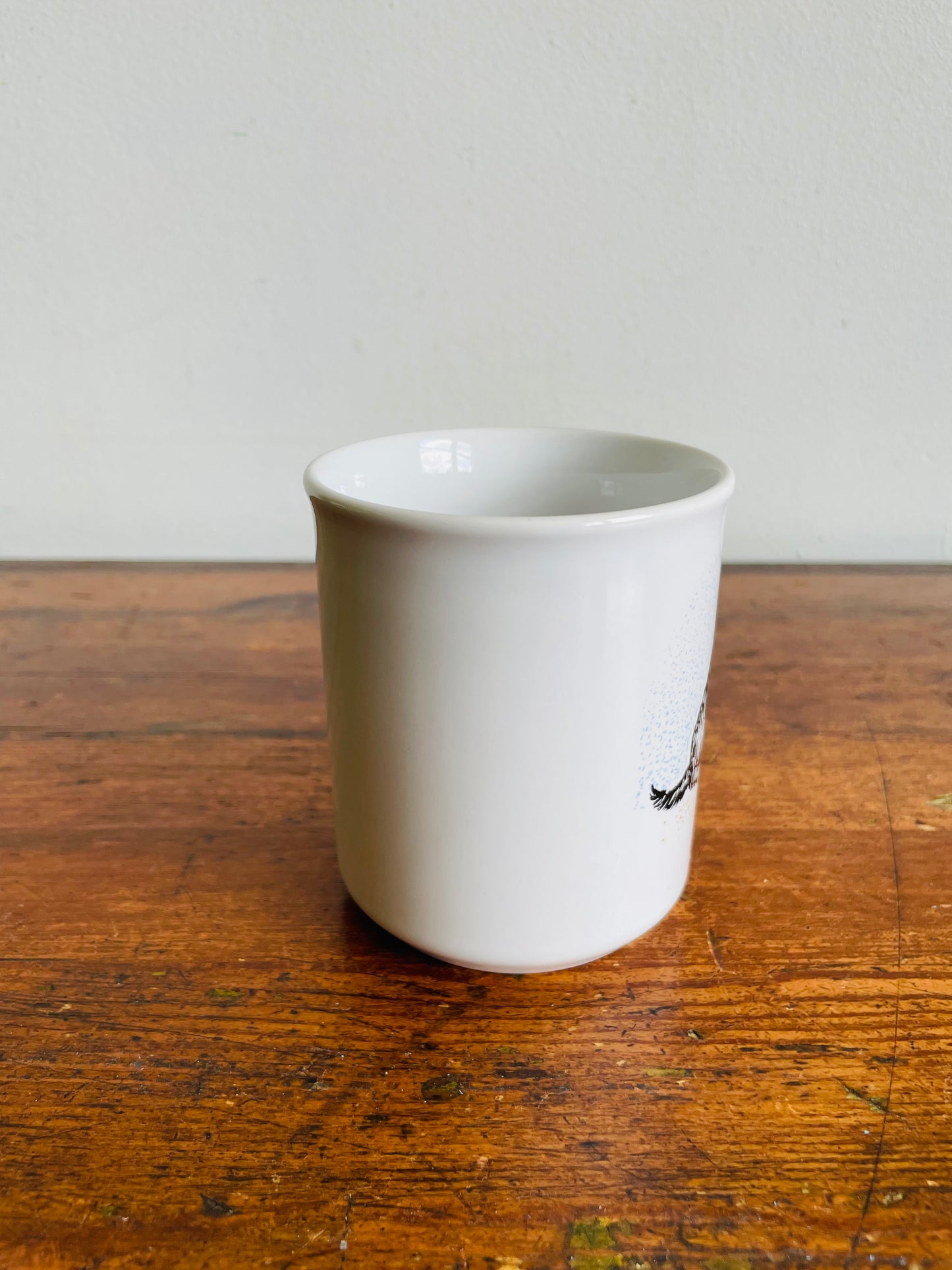 White Scotland Mug with Scottish Terrier Dogs - Tams Made in England