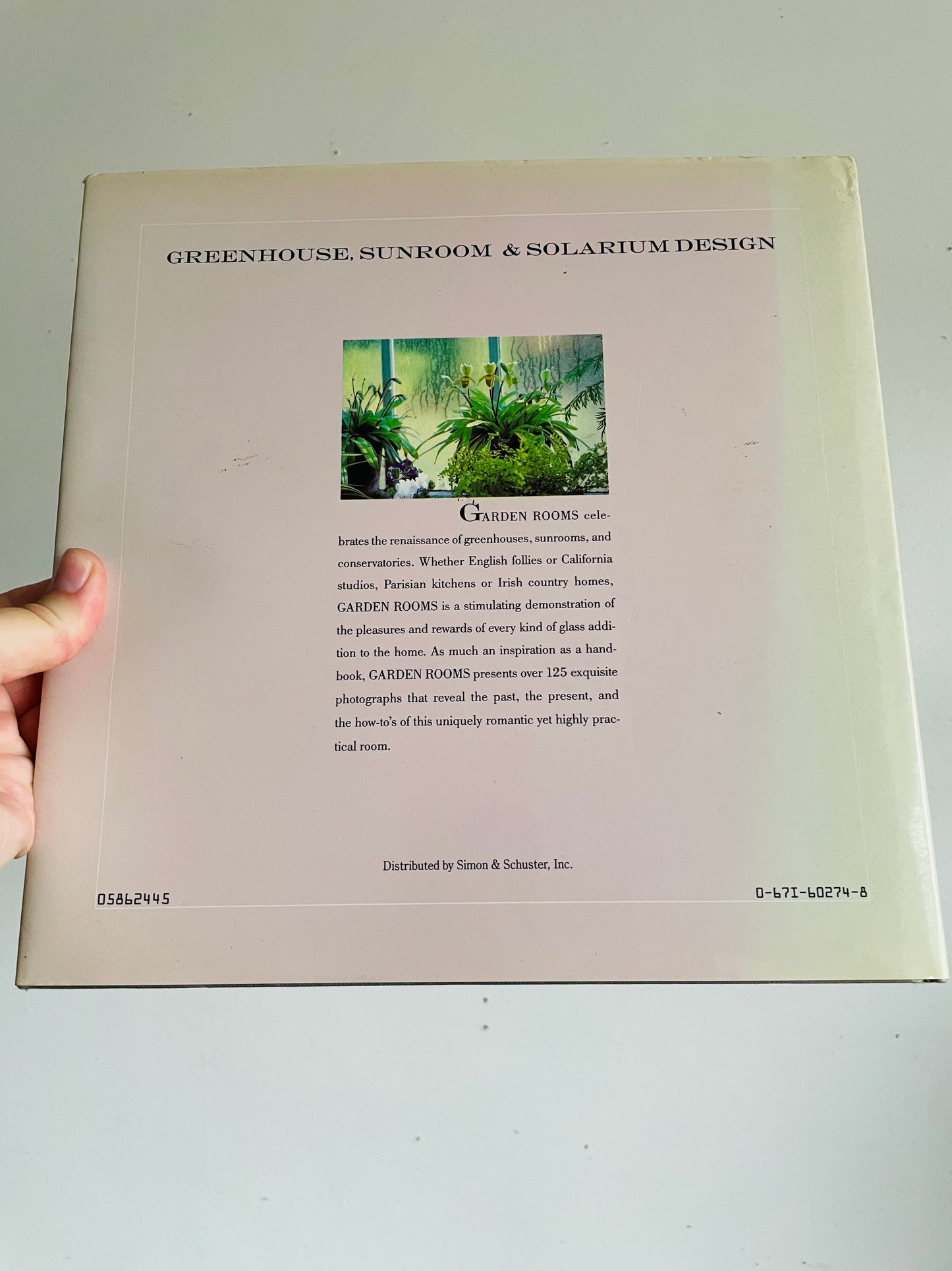 Vintage Garden Rooms Hardcover Coffee Table Book by Ogden Tanner (1986)