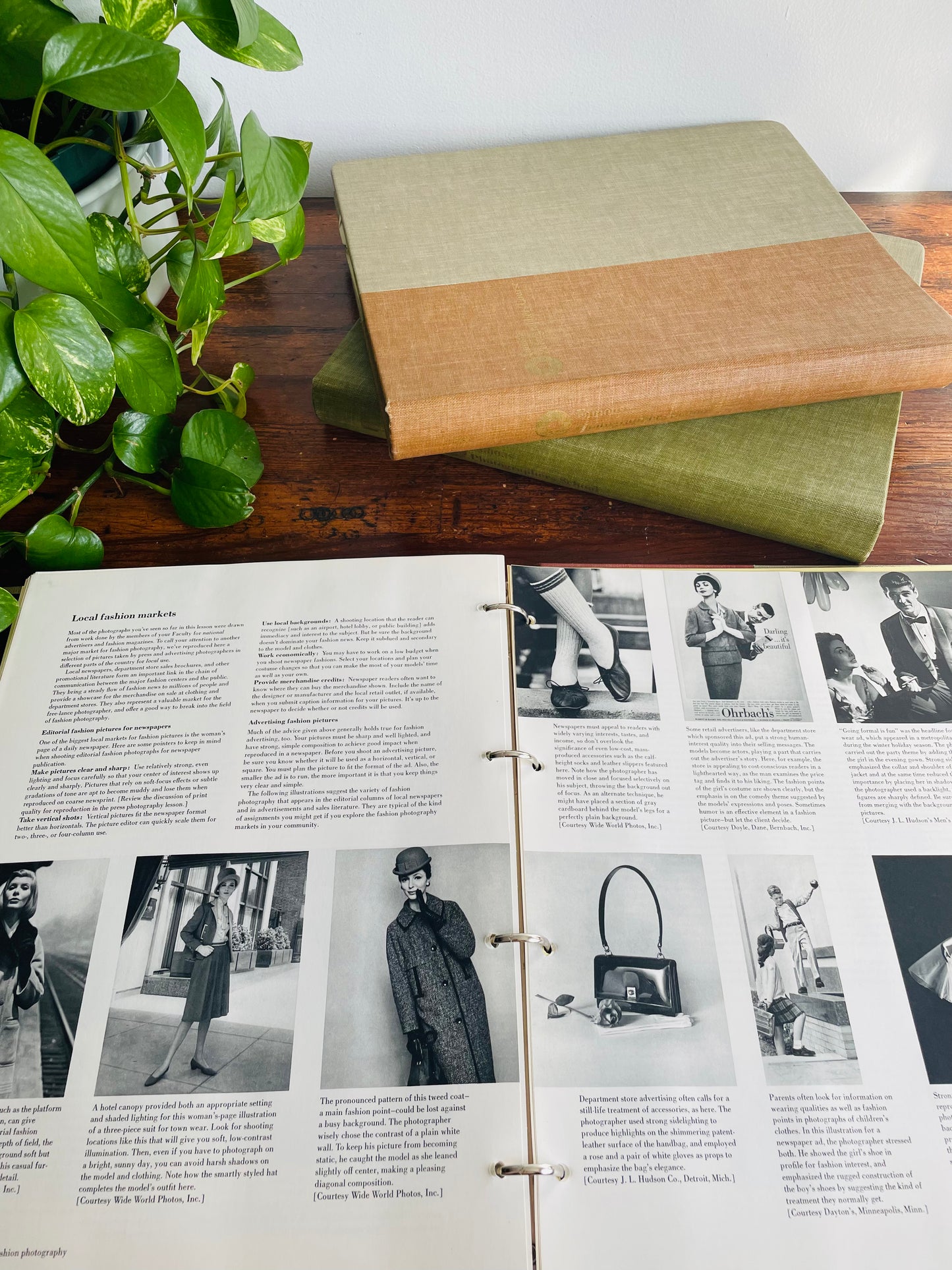 Richard Avedon Famous Photographers Course 1964 Clothbound Hardcover Binders - Volumes 1, 3, & 4 (3 Books)