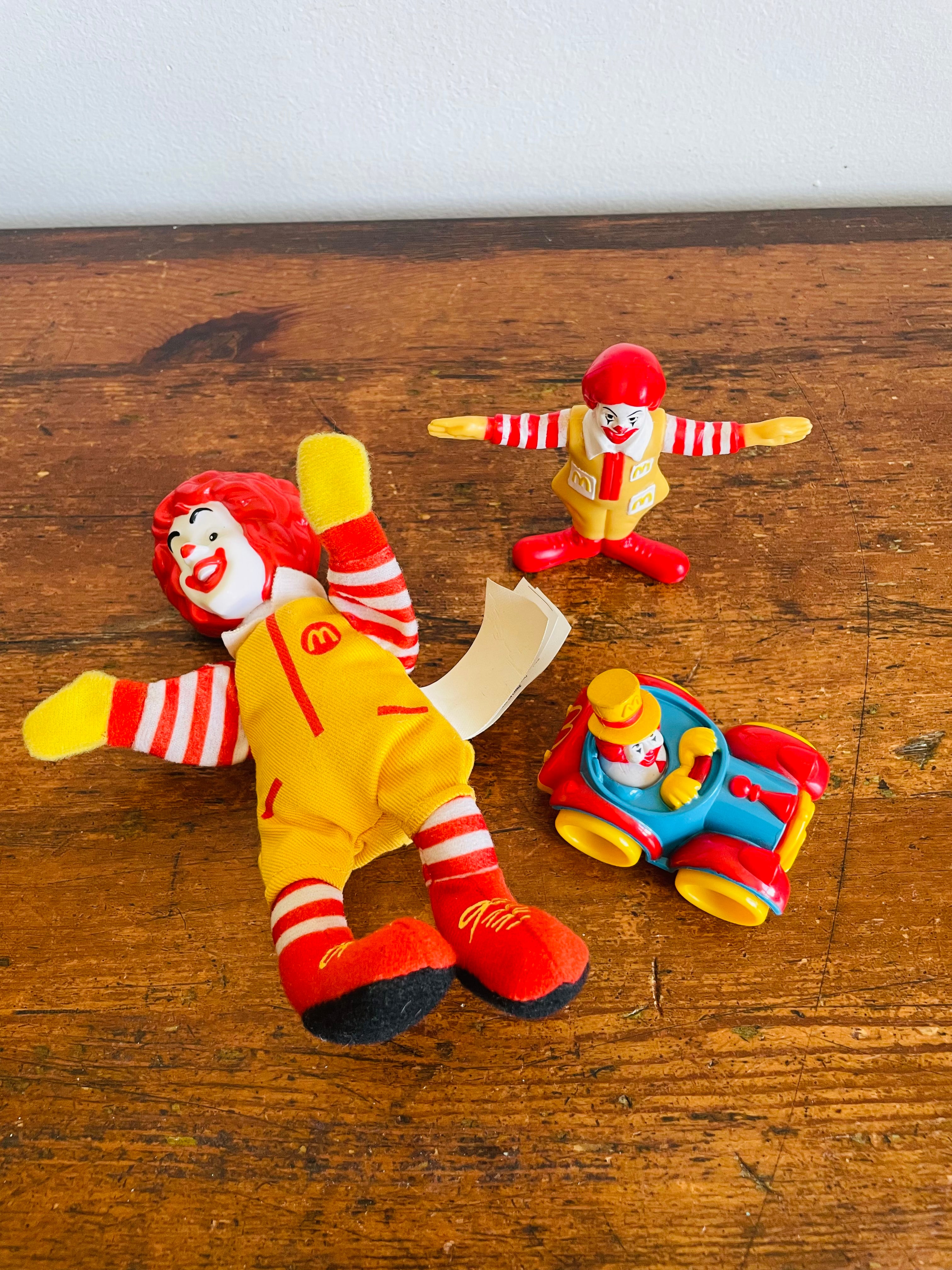 Vintage McDonald's Happy Meal Toy Bundle - Ronald McDonald Themed