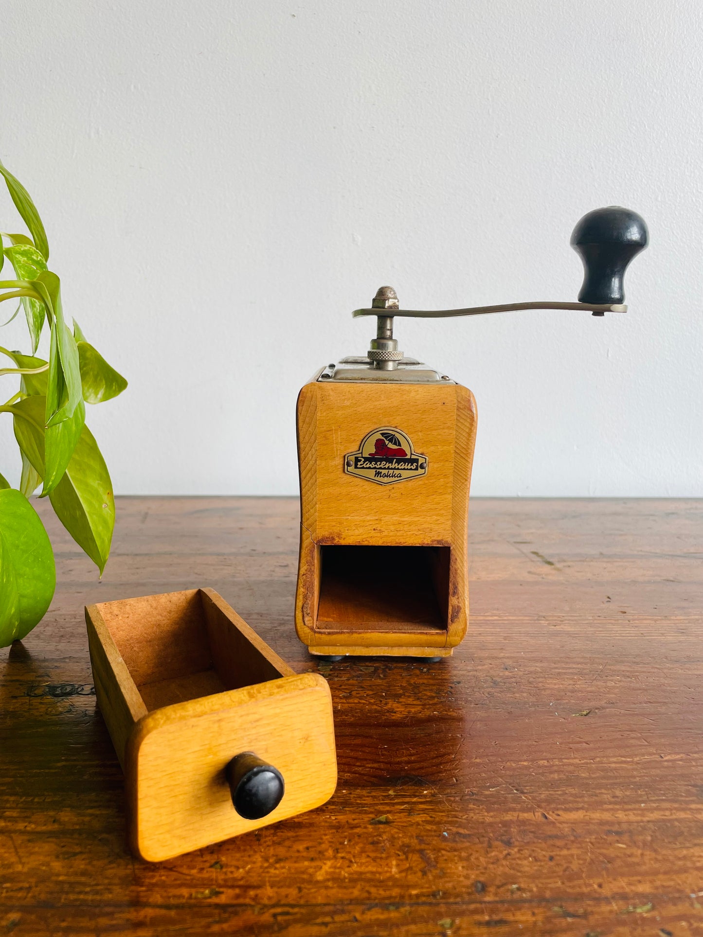 Zassenhaus Mokka German Crank Wood Coffee Grinder