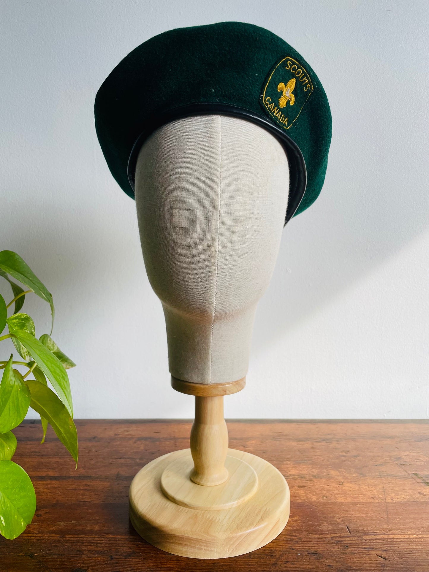 Official Beret Boy Scouts of Canada - Union Label - Size Large - Made in Canada