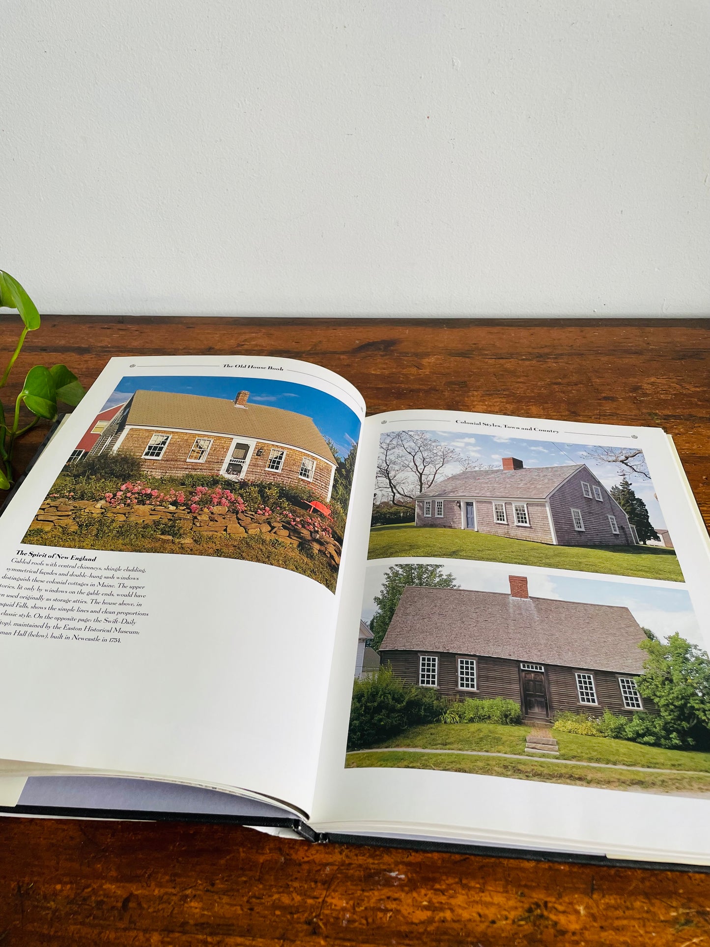 Vintage The Old Houses Book Hardcover Coffee Table Book by Robin Langley Sommer (1999)