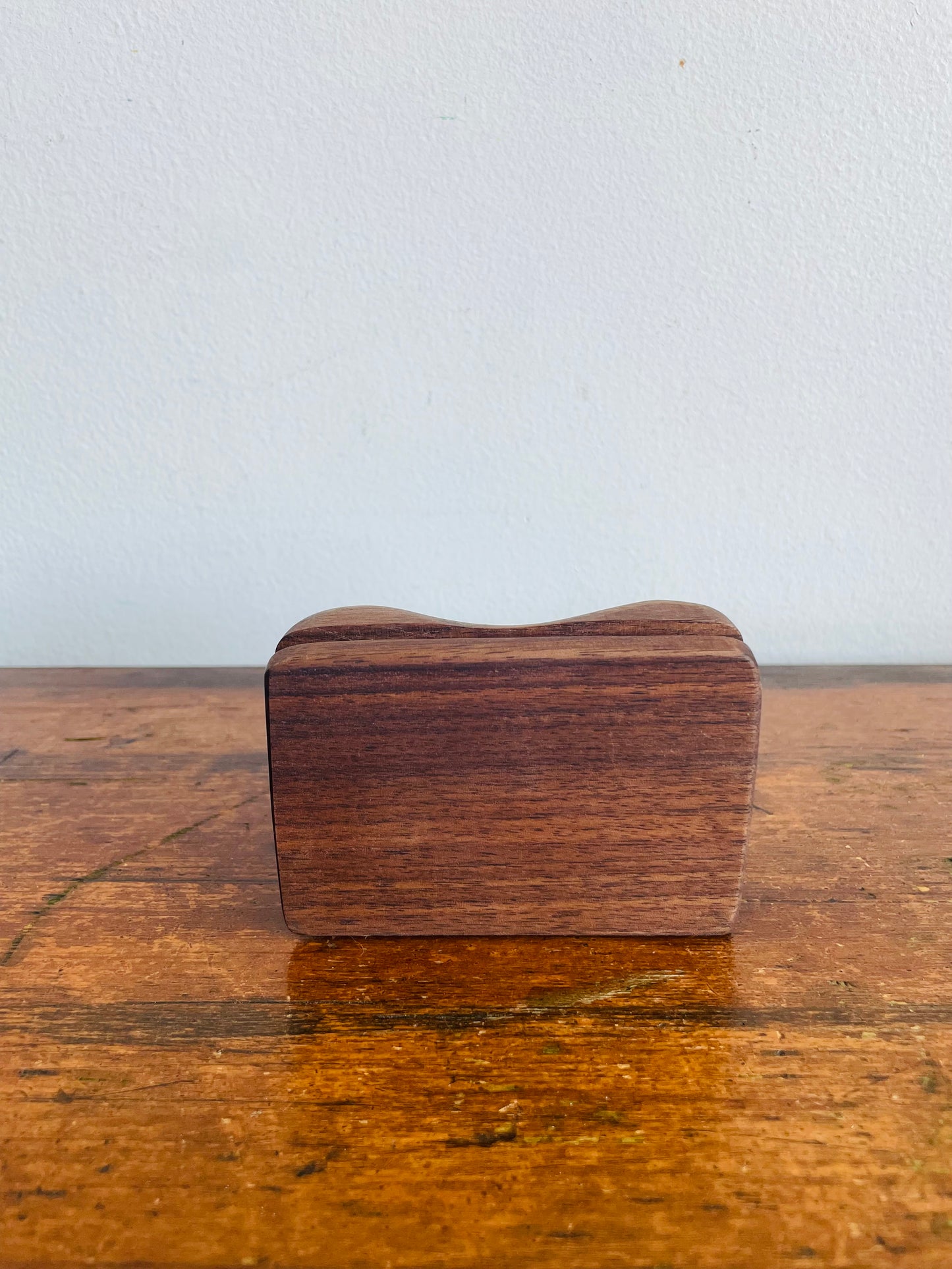 Vintage Handmade Modernist Style Wood Easel Holder - Perfect for Displaying Art, Photos, Cards, Sign, Etc.