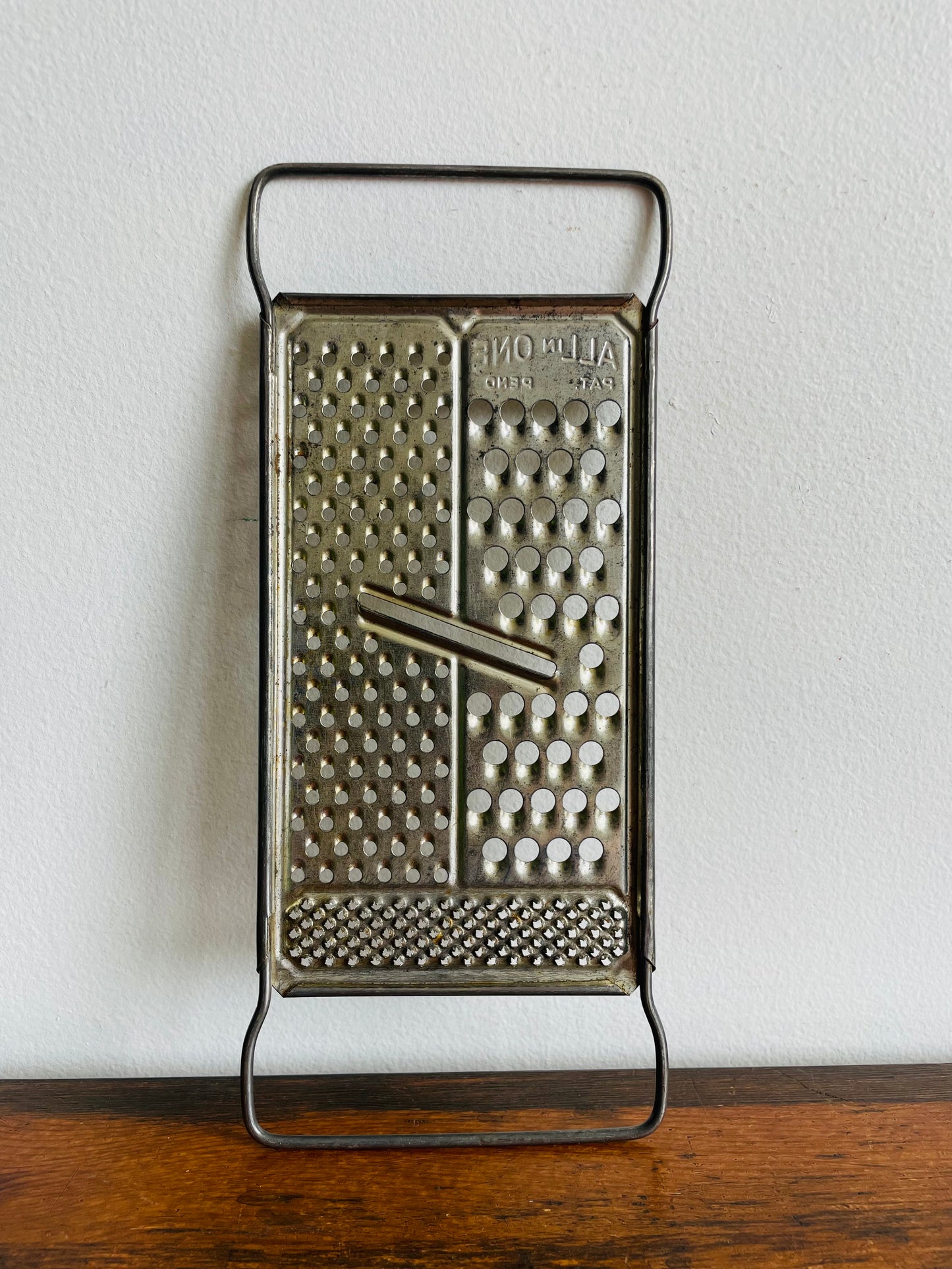 Handheld Metal All In One Grater - Use or Hang as Wall Decor