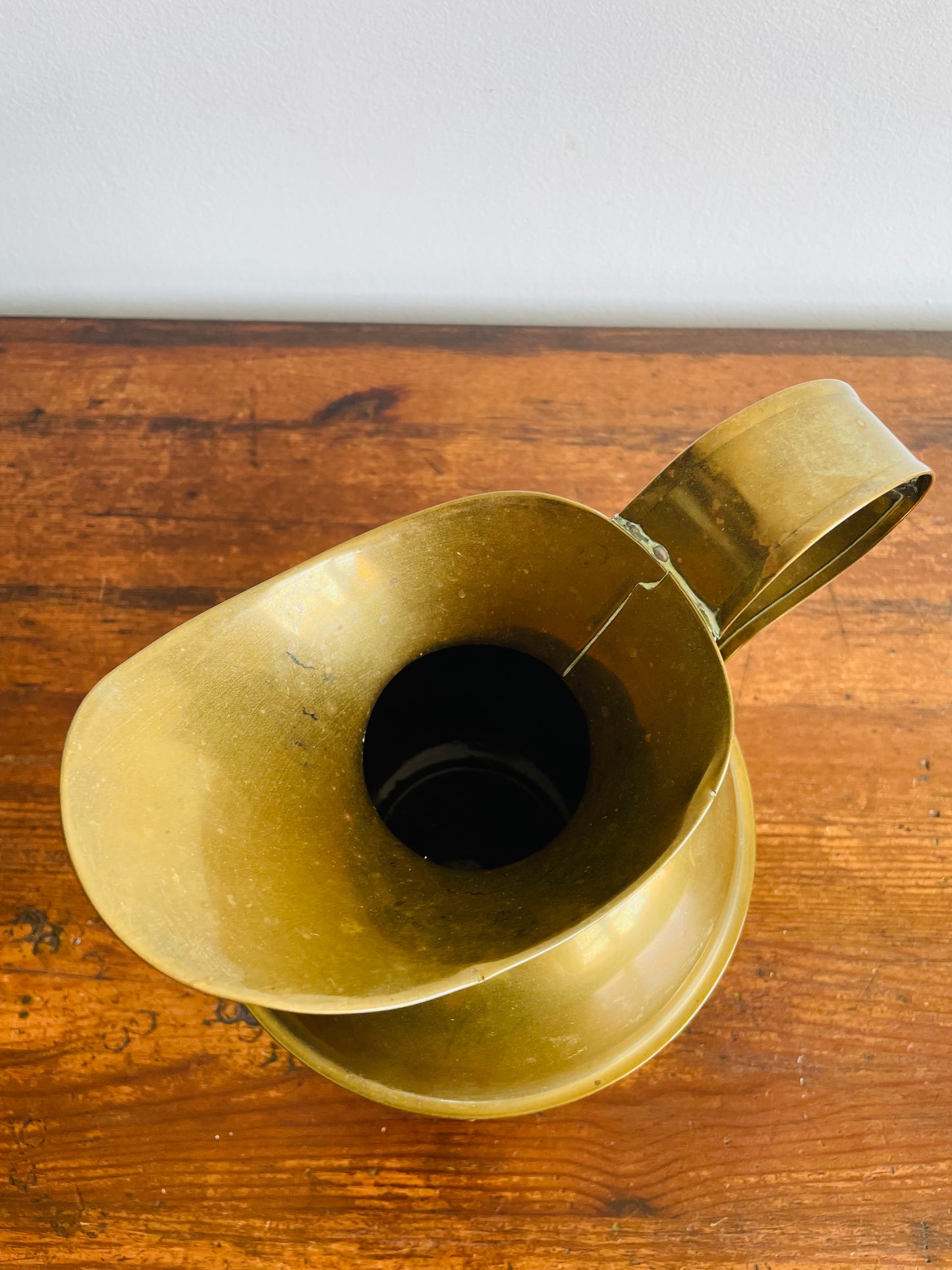 Copper & Brass Pitcher Jug Vase - Made in England