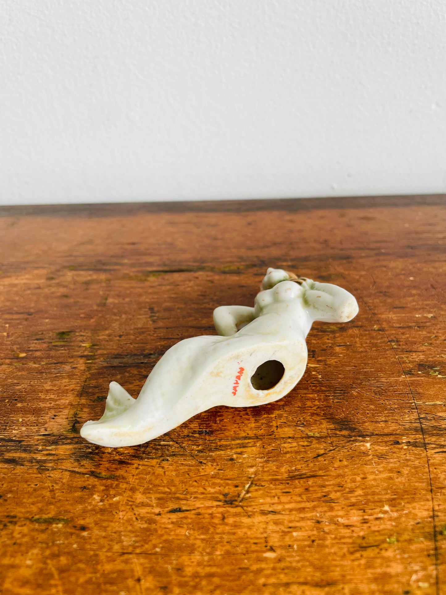 Vintage Reclining Mermaid Figurine - Made in Japan