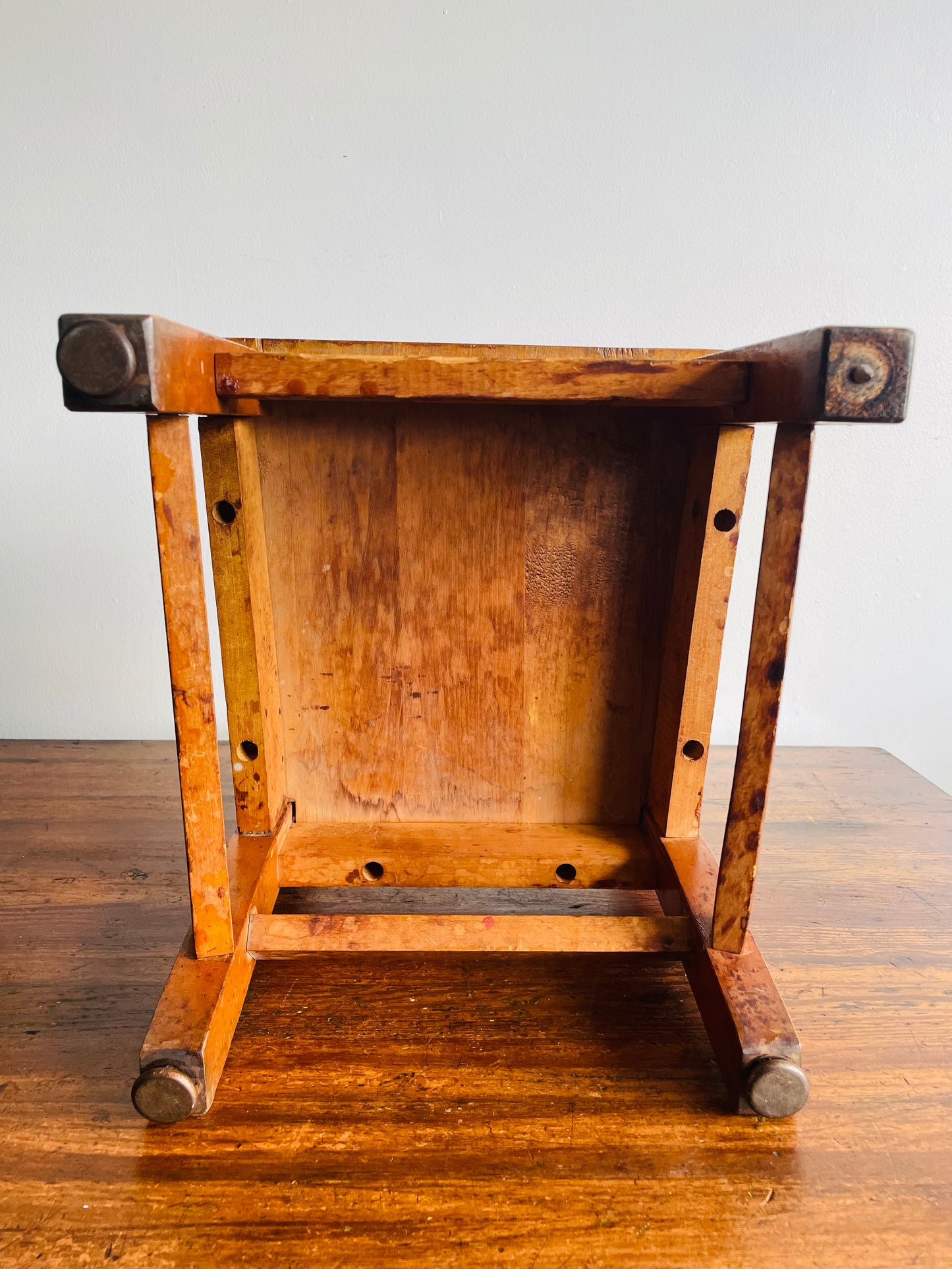 Child Sized Solid Wood School Desk Chair - Also Makes a Great Plant Stand or Porch Display Chair!