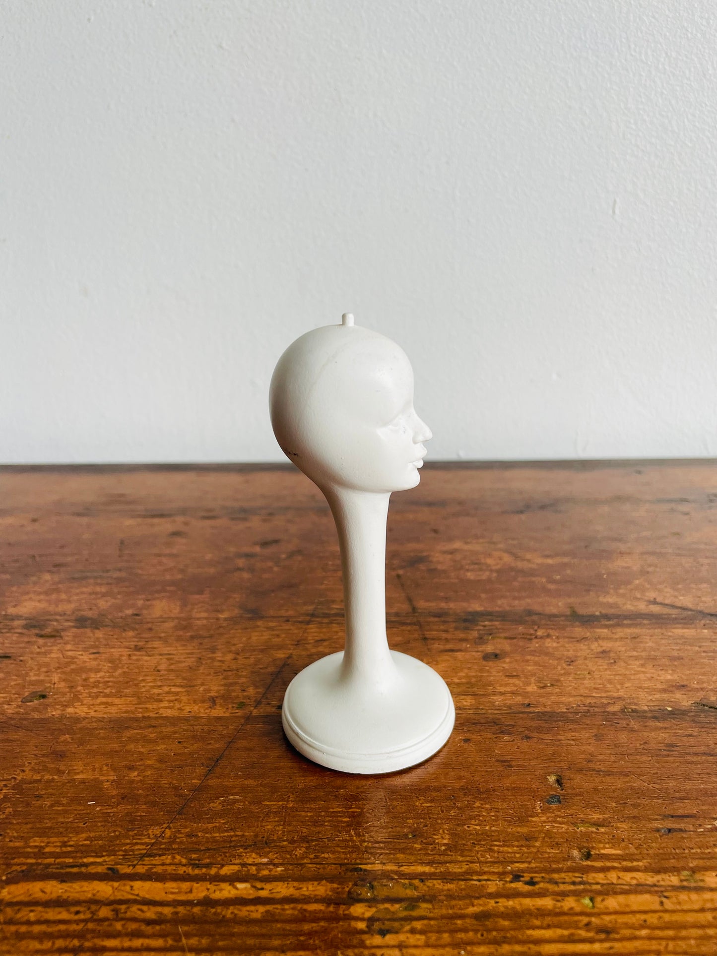 Spooky Halloween Miniature Mannequin Head on Long Neck