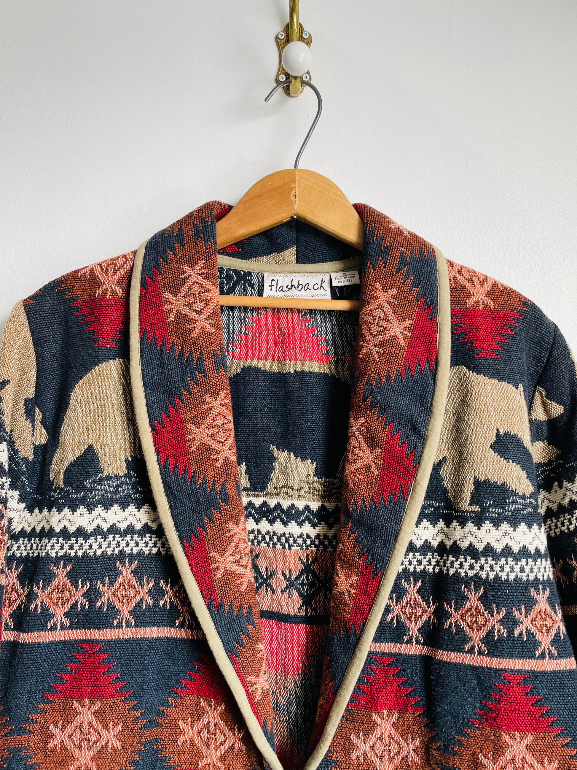 Native american 2025 cardigan mens