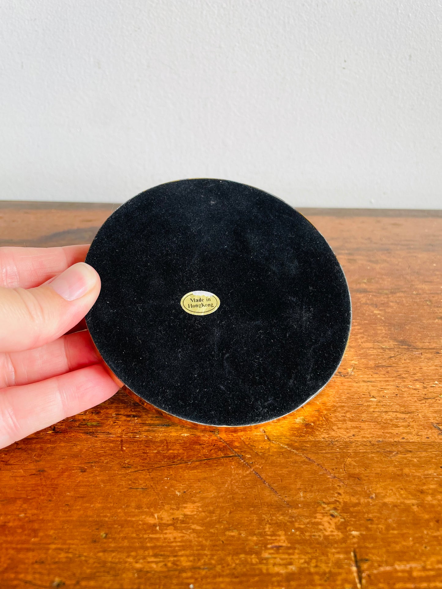 Vintage Brass Executive Decision Maker Desk Toy Paperweight - Made in Hong Kong - Spin the Arrow to Help You Decide!