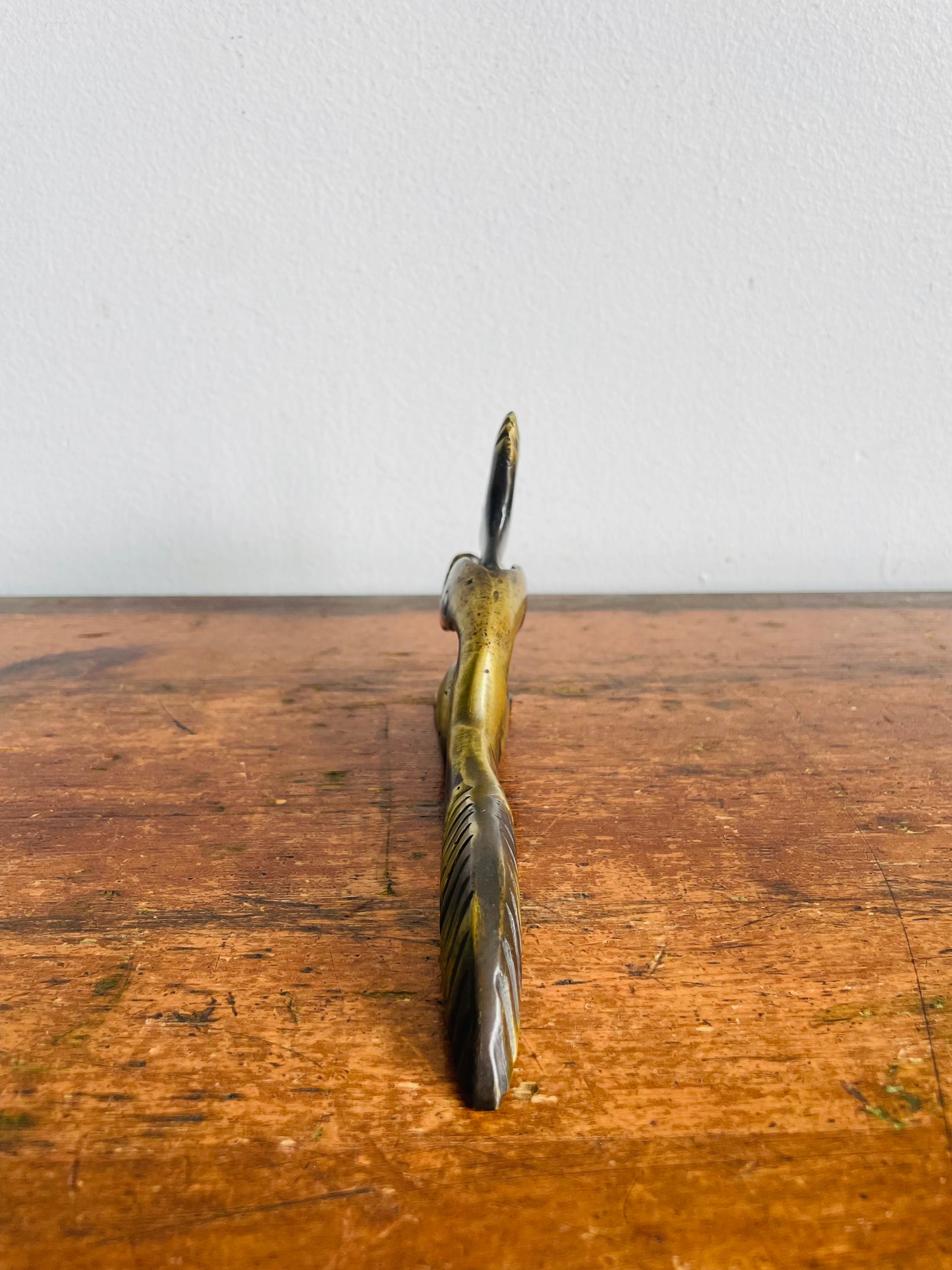Vintage Solid Brass Squirrel Nutcracker