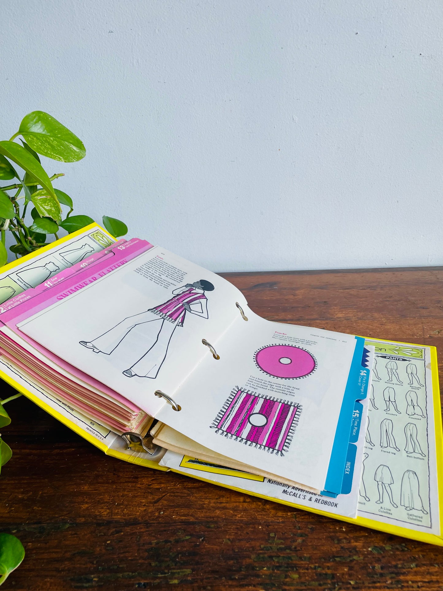 Vintage The Complete Family Sewing Book Binder (1971)