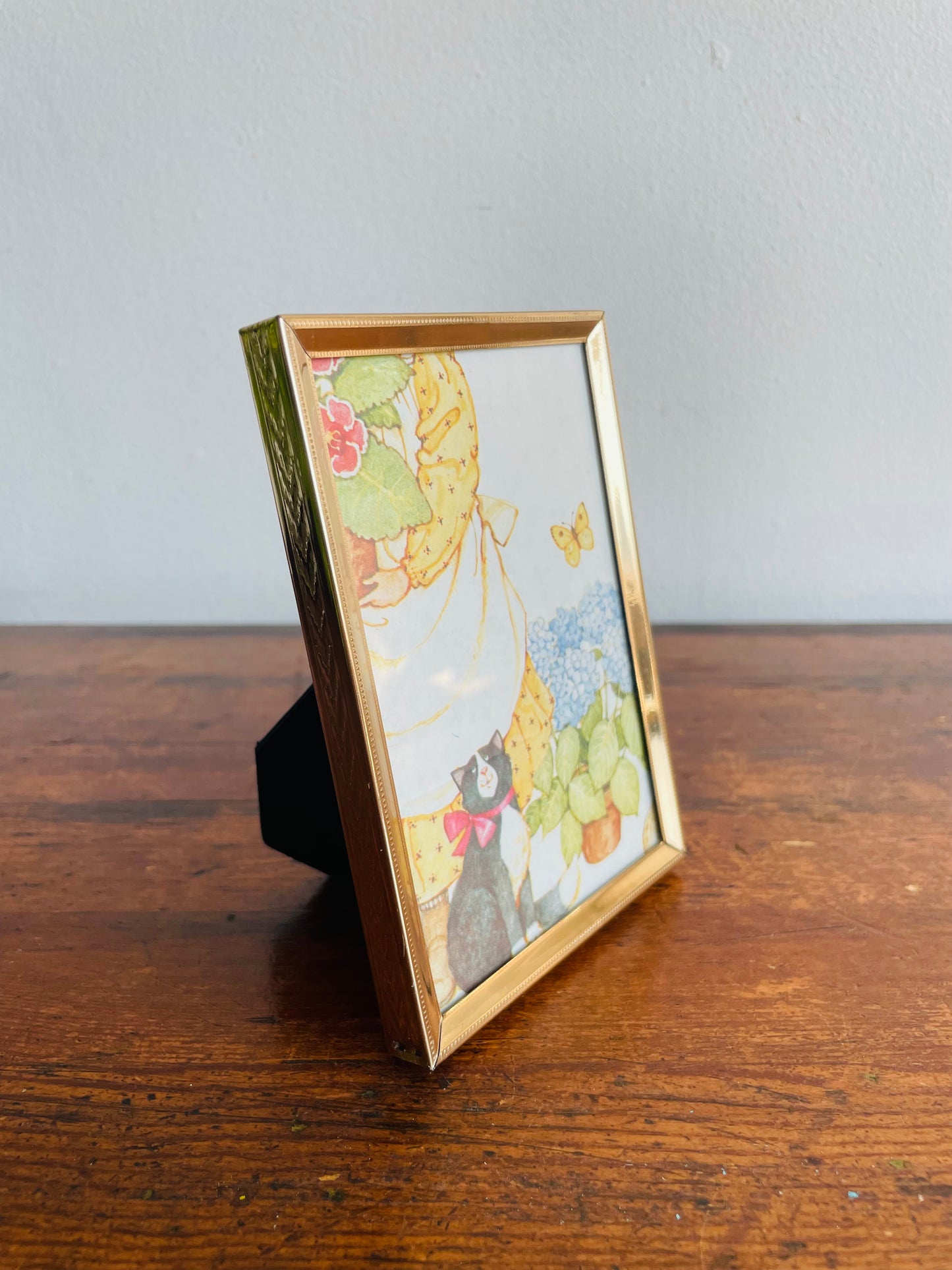 Small Brass Picture Frame - Prop Backing