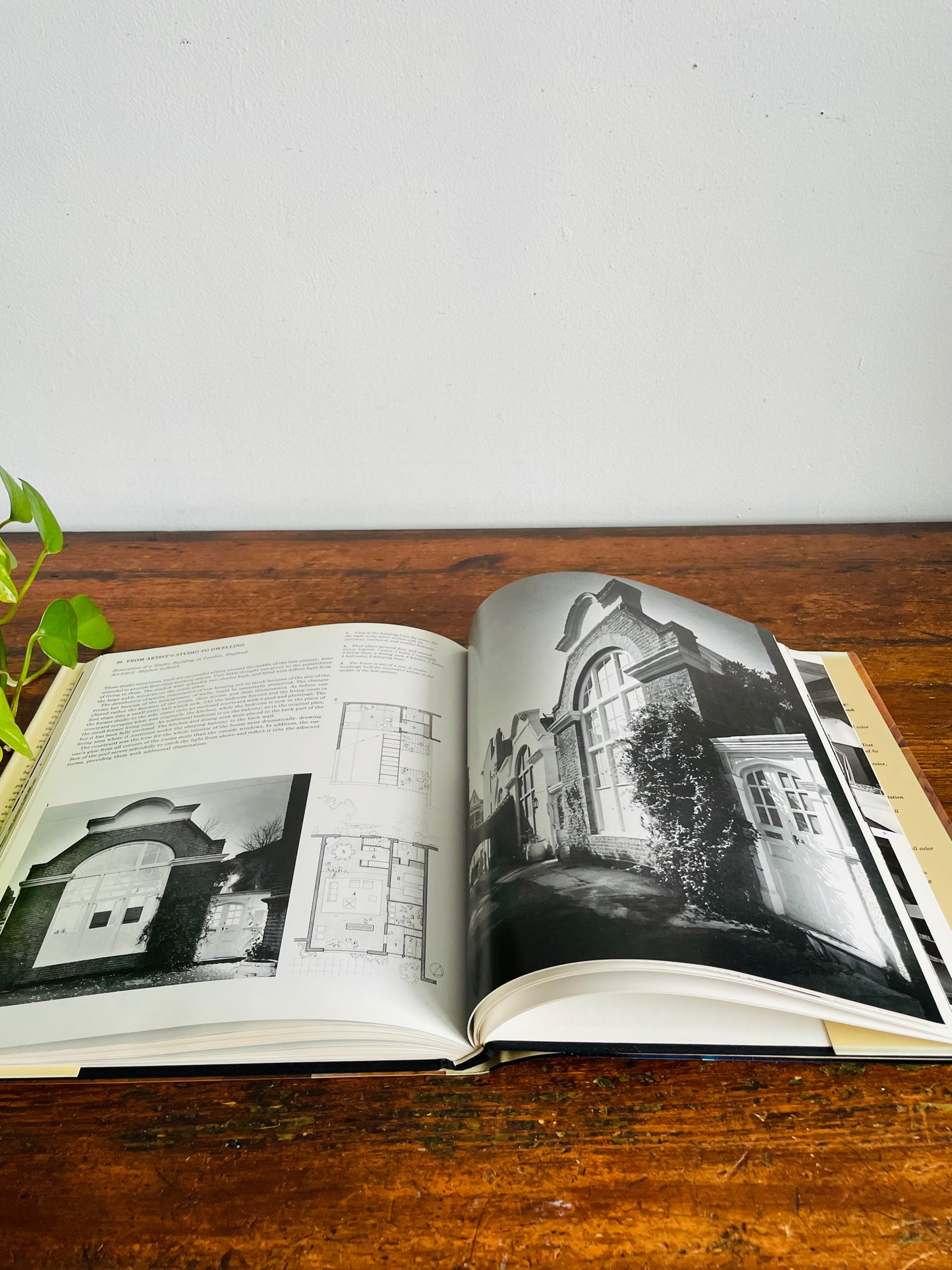 Vintage New Living in Old Houses Hardcover Coffee Table Book by Frank Werner (1982)