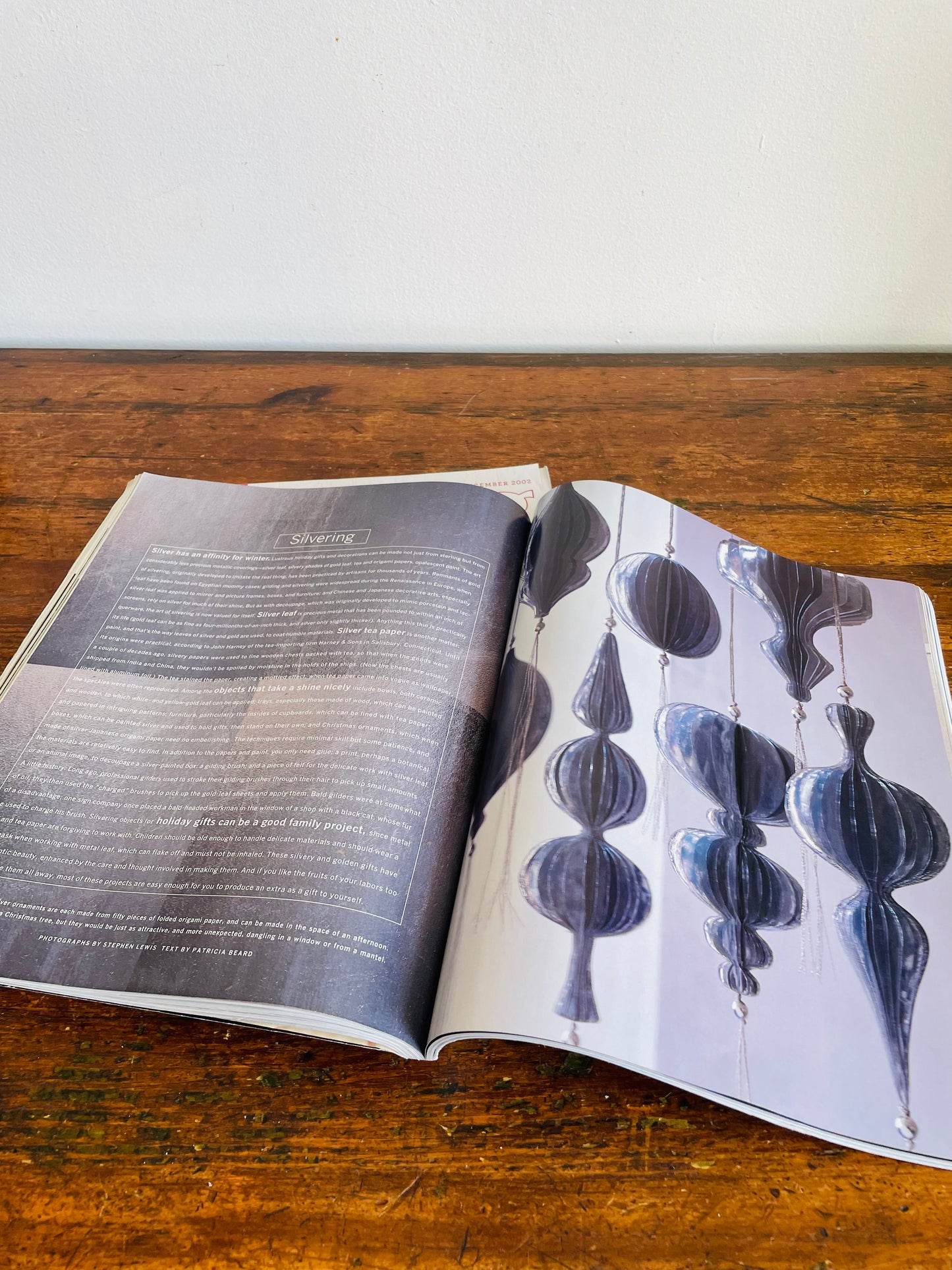 Vintage Collection of Martha Stewart Living Christmas Magazines - December 1998 & 2002  - Set of 2