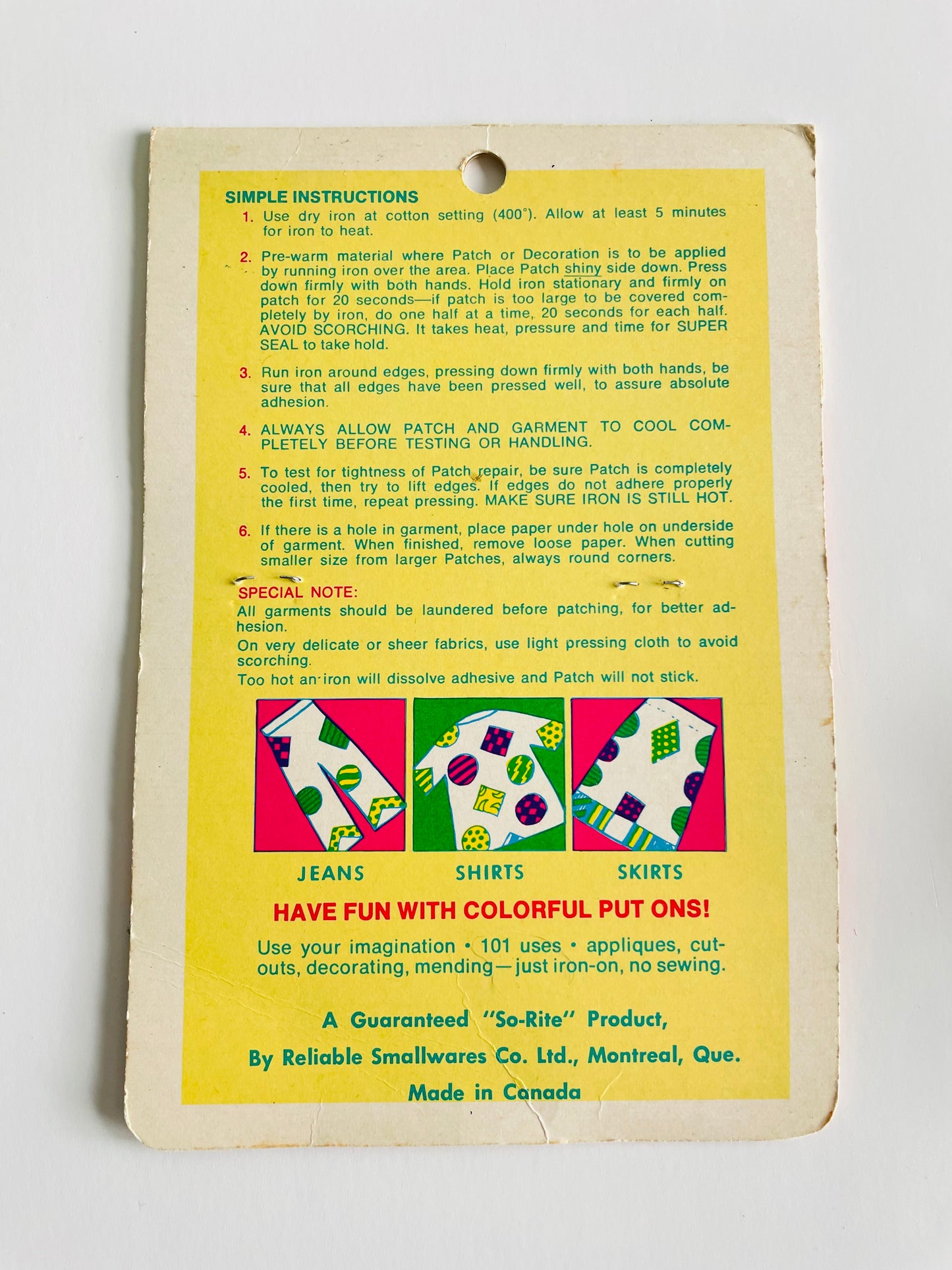 Vintage Groovy Sewing Notions Bundle - Peace, Flower Power, Butterfly, Stars & Shapes Buttons - Fuddle Duddle Floral Iron-On Patches - Rainbow Rick Rack - Bright & Fun!