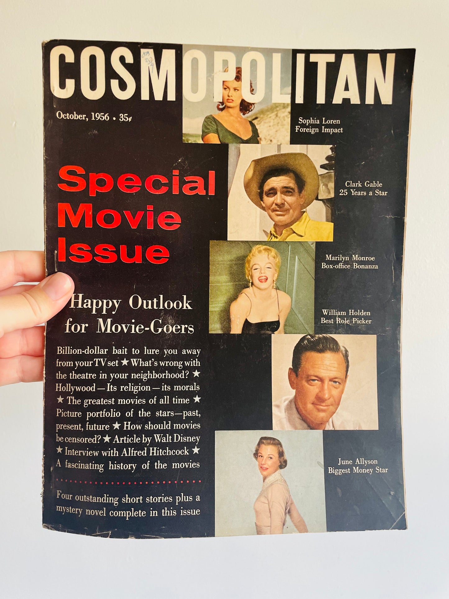 Cosmopolitan Magazine - Special Movie Issue - October 1956