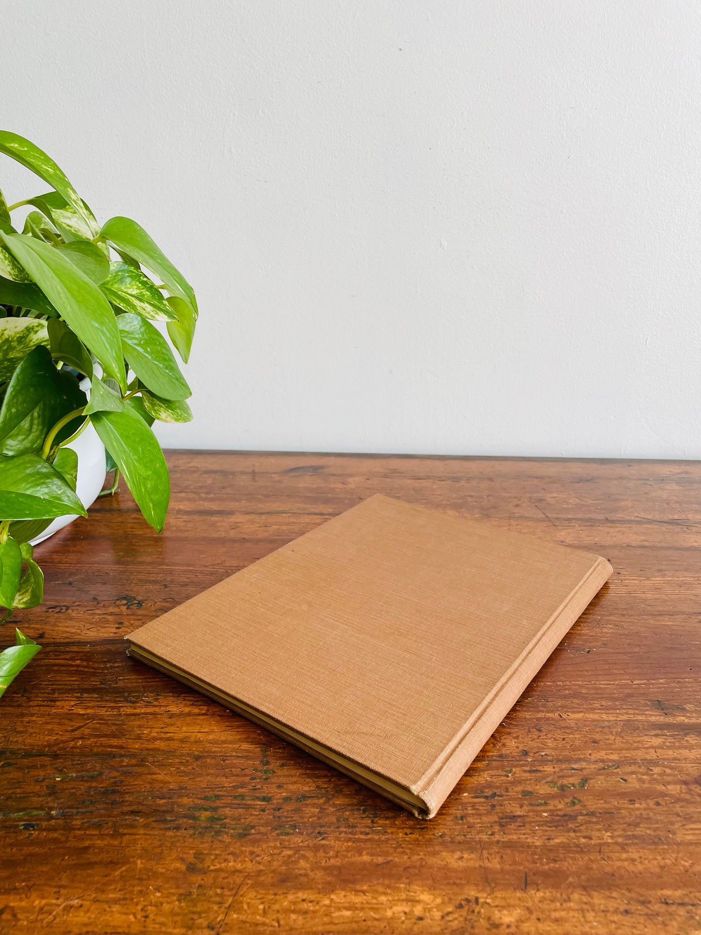 1960s Hardcover Record Notebook - Two Pages Written in by the Timmins Scouting Club - Rest of Lined Paper Blank