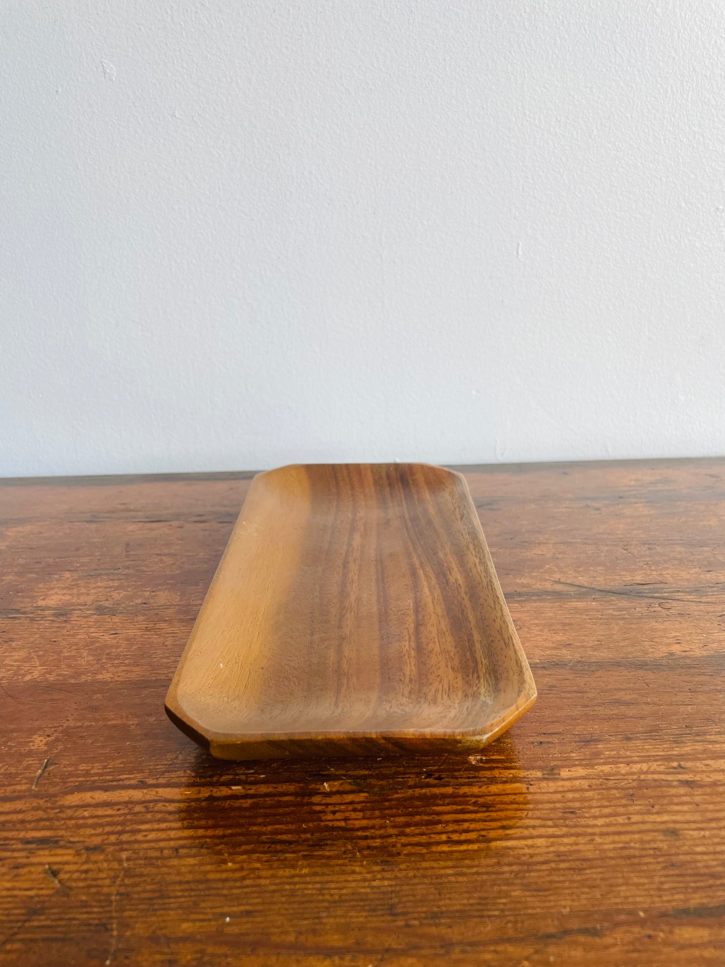 Mini Wooden Trinket Tray Dish - Made in the Philippines - Great for Business Cards, Jewellery, Etc.!