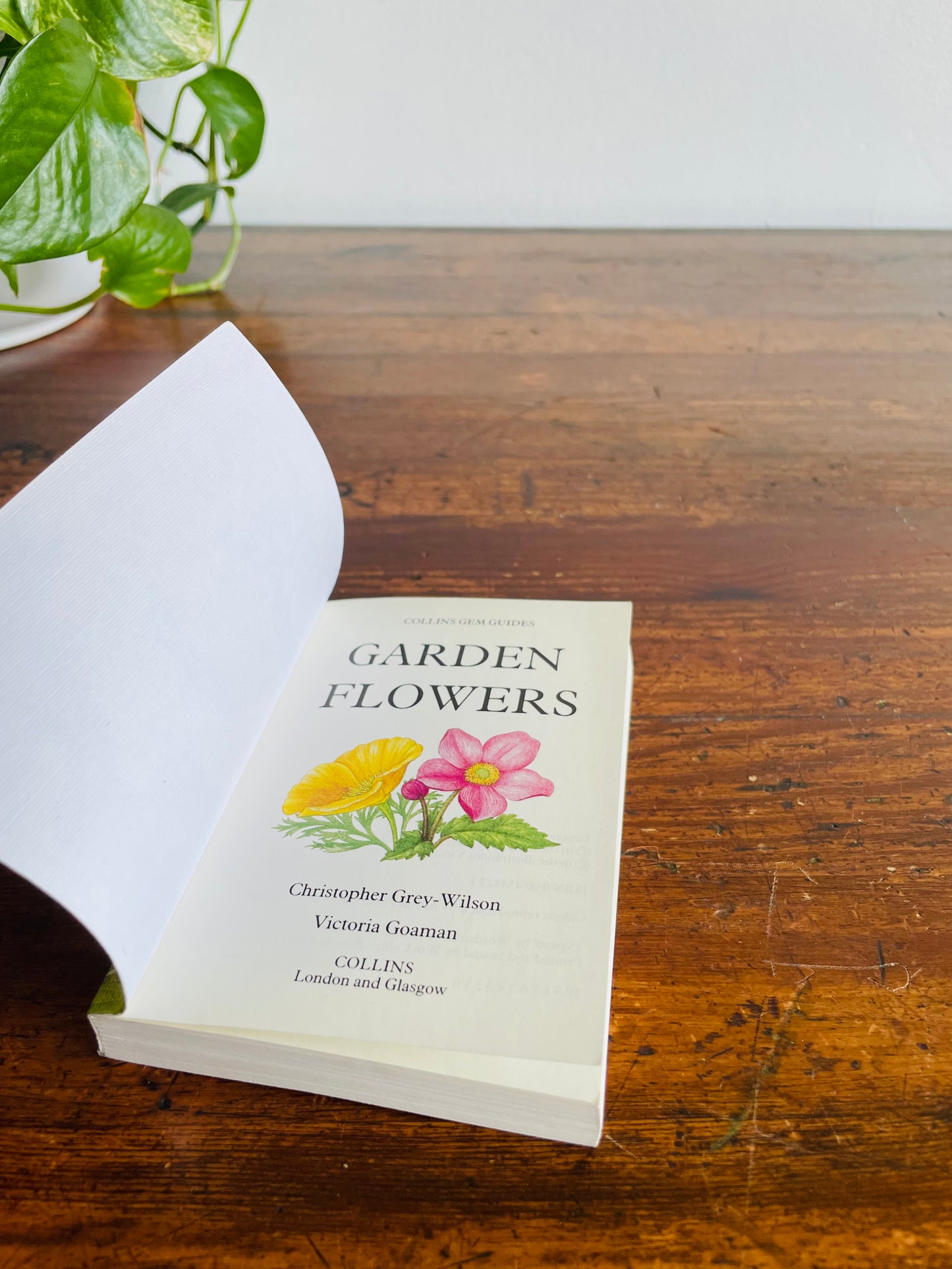 Collins Gem Guide Pocket Book - Garden Flowers (1986)