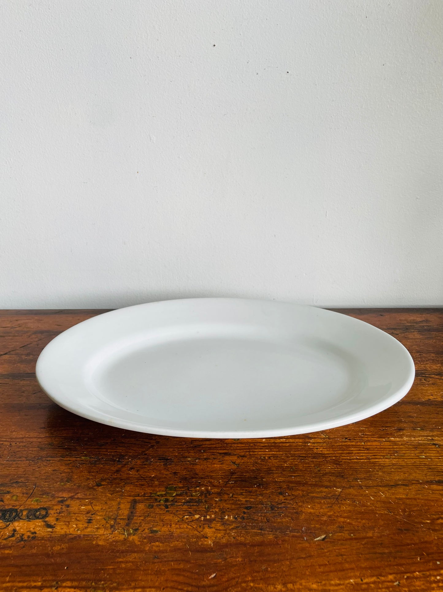 Antique J & G Meakin Ironstone China Oval 14.5" Platter Plate - Hanley England (Stamped Between 1890-1907)