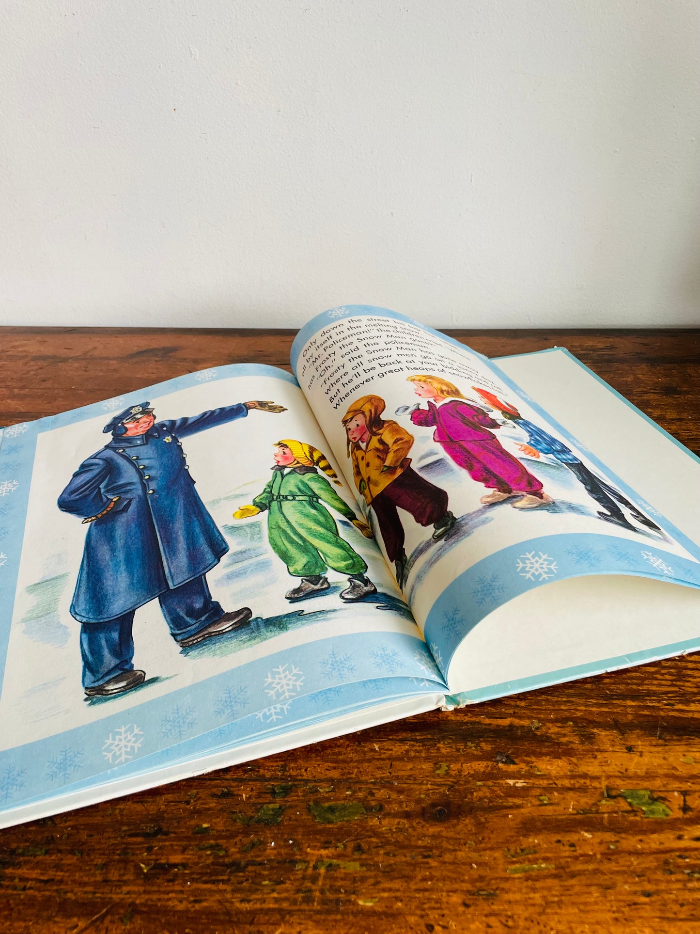 Vintage Frosty the Snowman Hardcover Golden Book (1979)