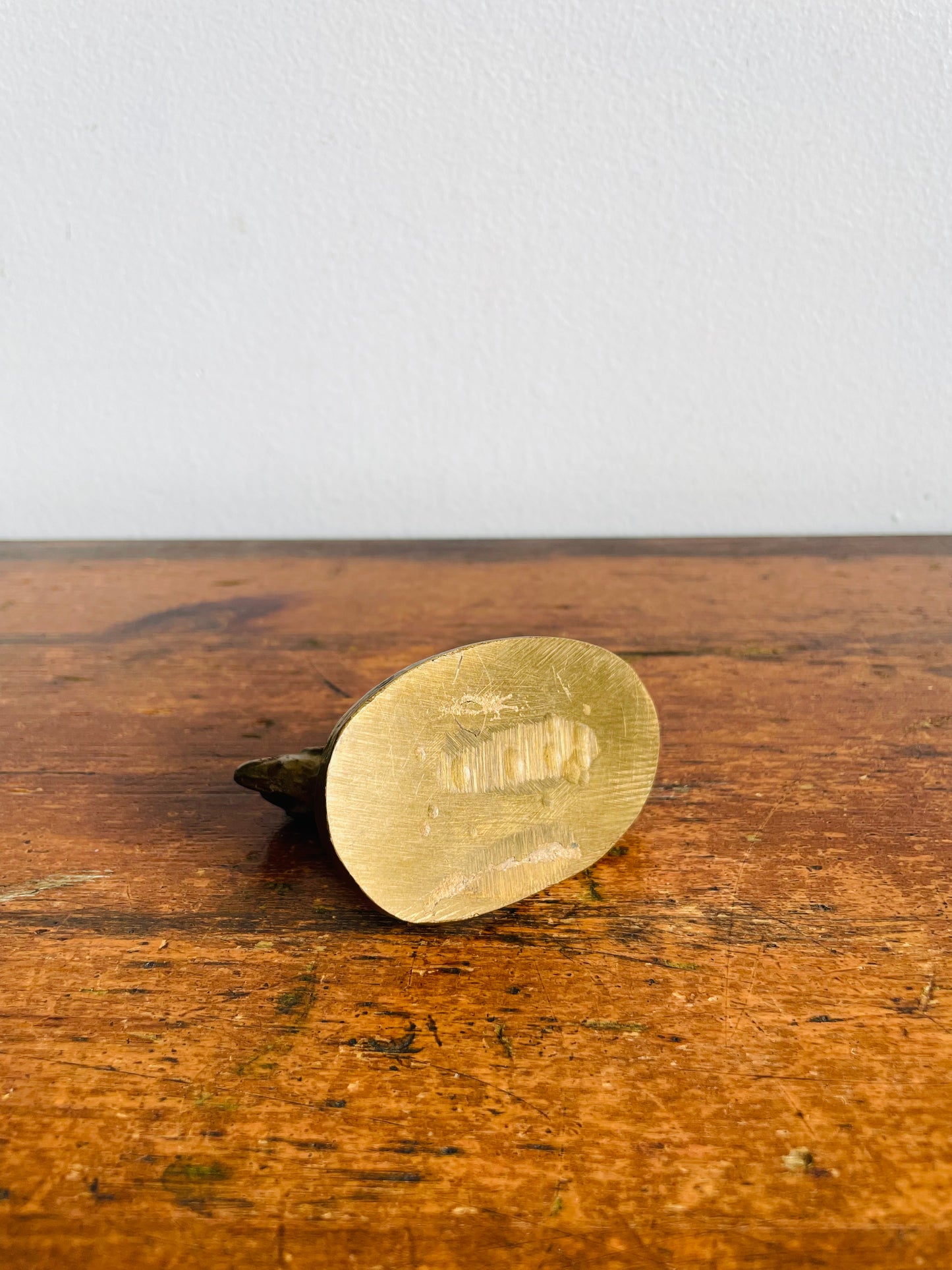 Vintage Brass Irish Setter Dog Figurine