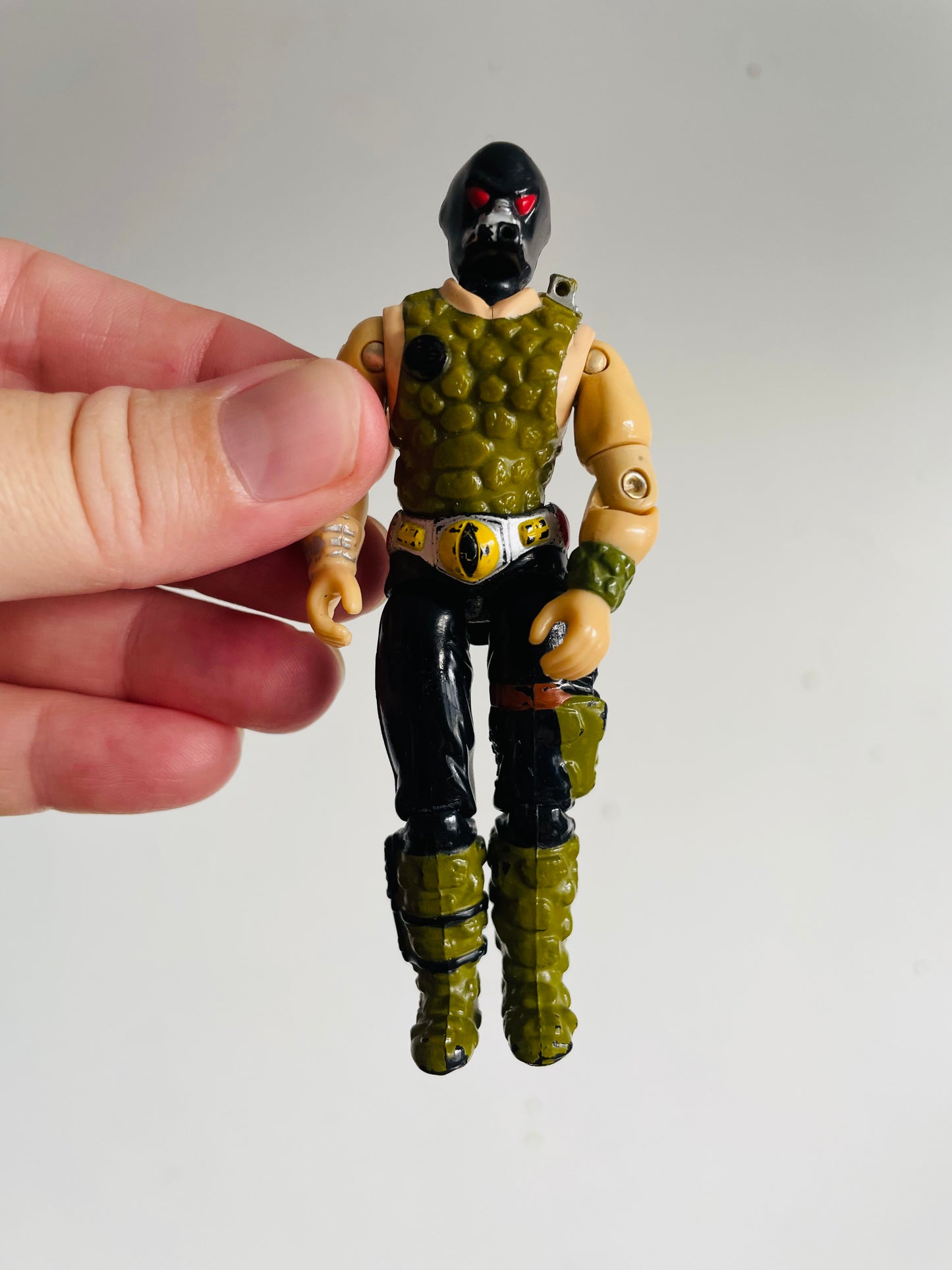 Vintage 1987 Hasbro Action Figure Toy - G.I. Joe Croc Master