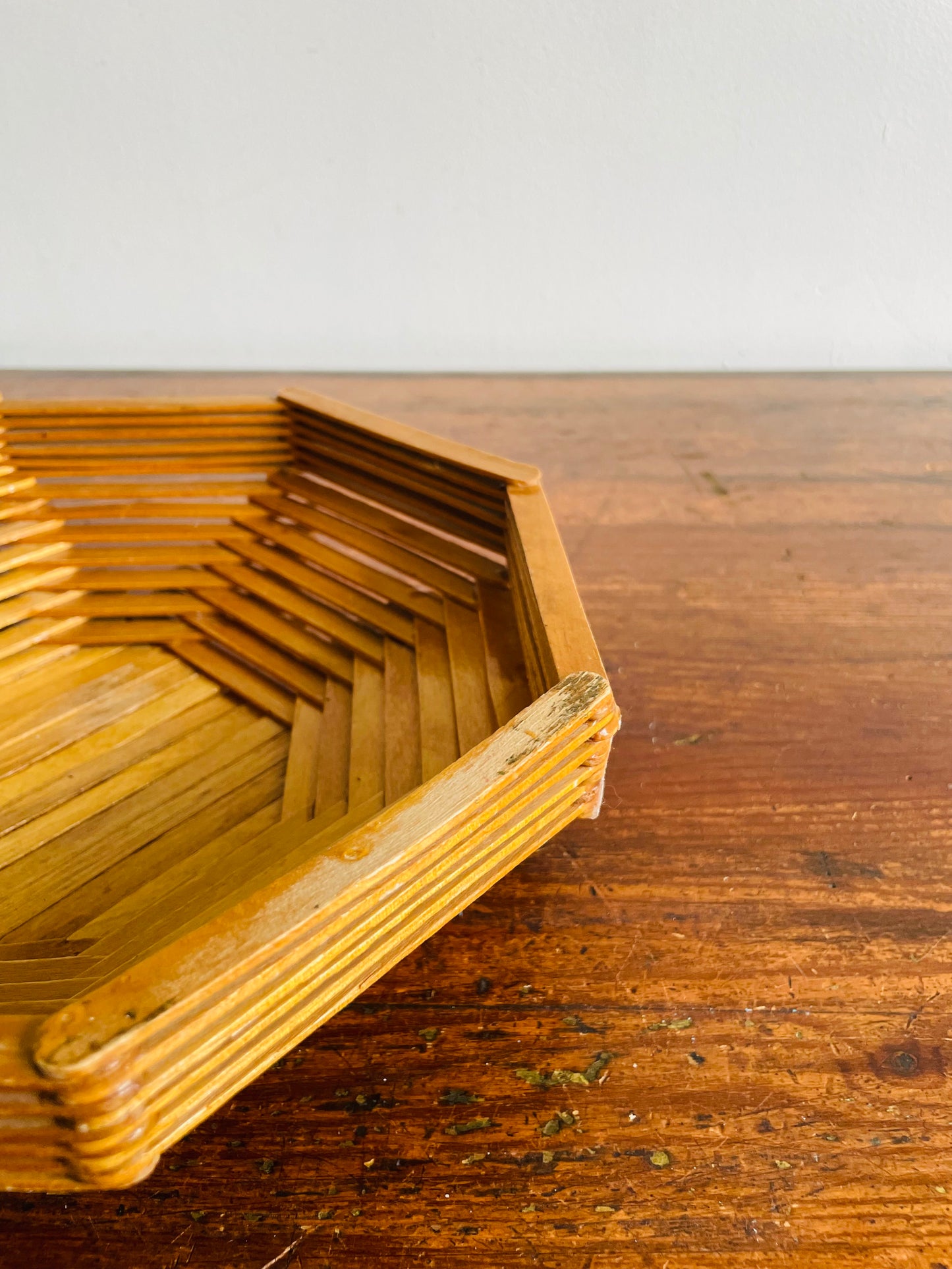 Handmade Wooden Popsicle Stick Bowl