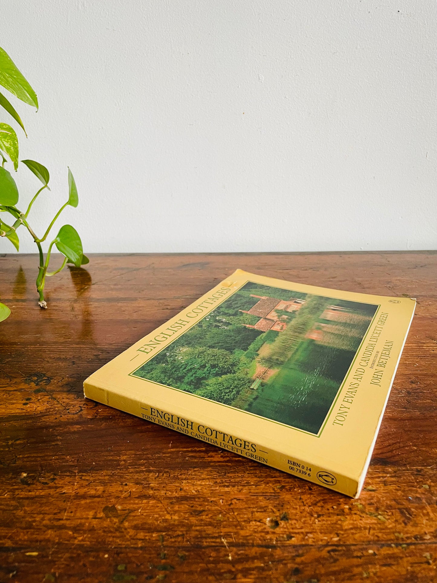 Vintage English Cottages Book by Tony Evans & Candida Lycett Green (1984)