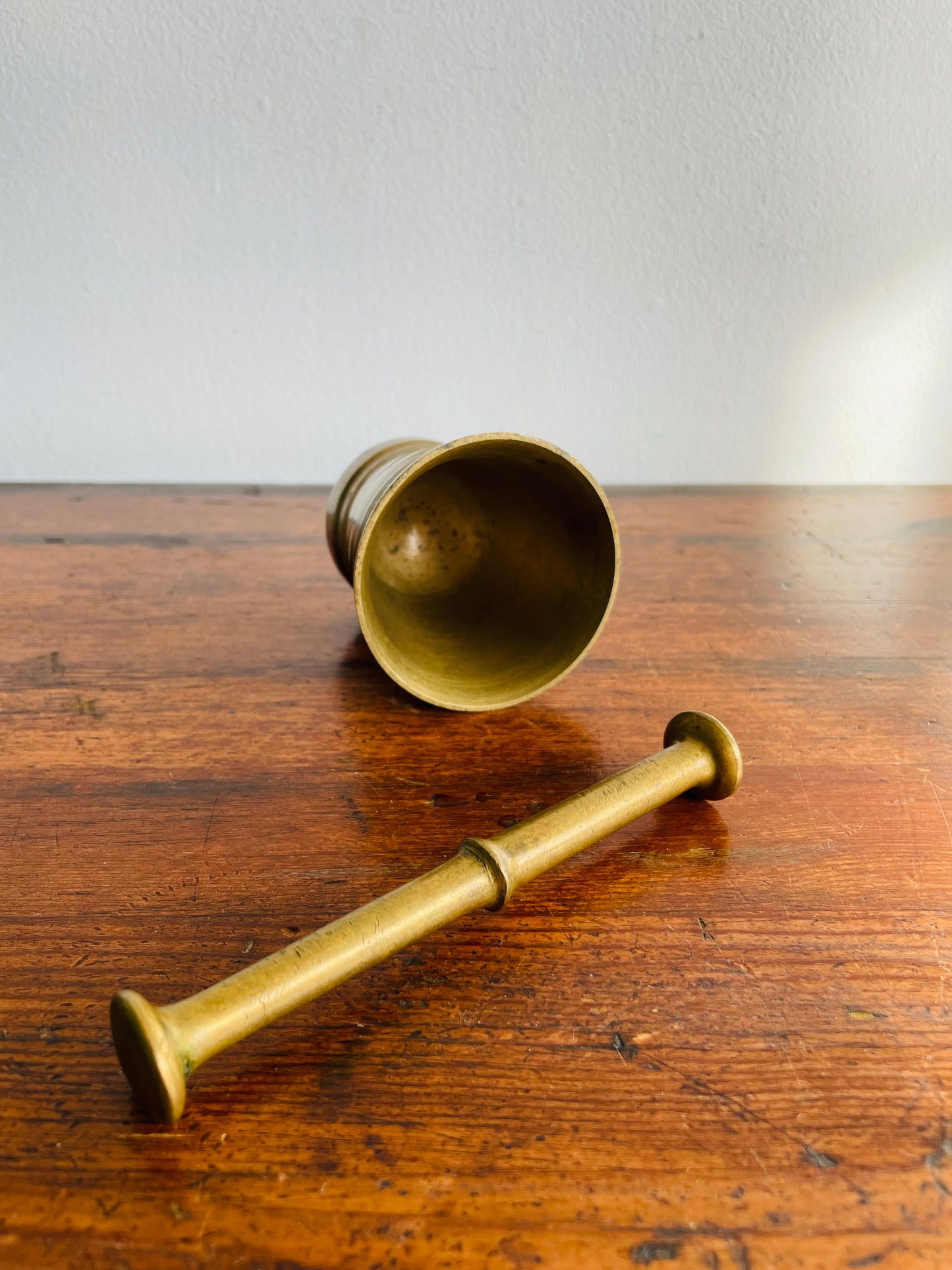 Heavy & Solid Brass Mortar & Pestle