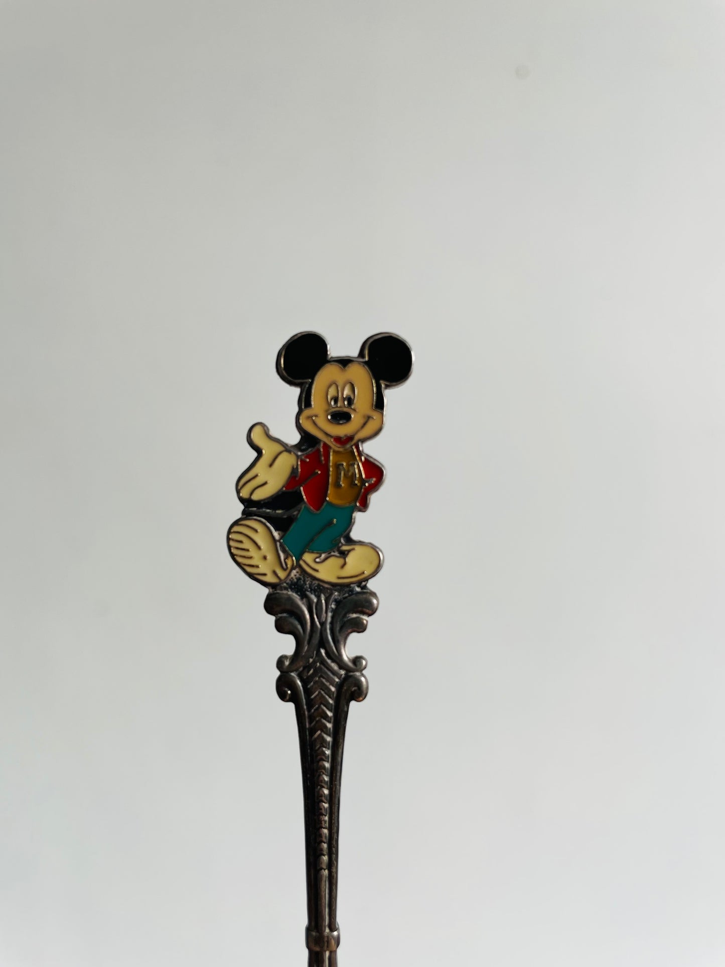 Disney's Mickey Mouse Silver Spoon with Enamel Design - Made in New Zealand